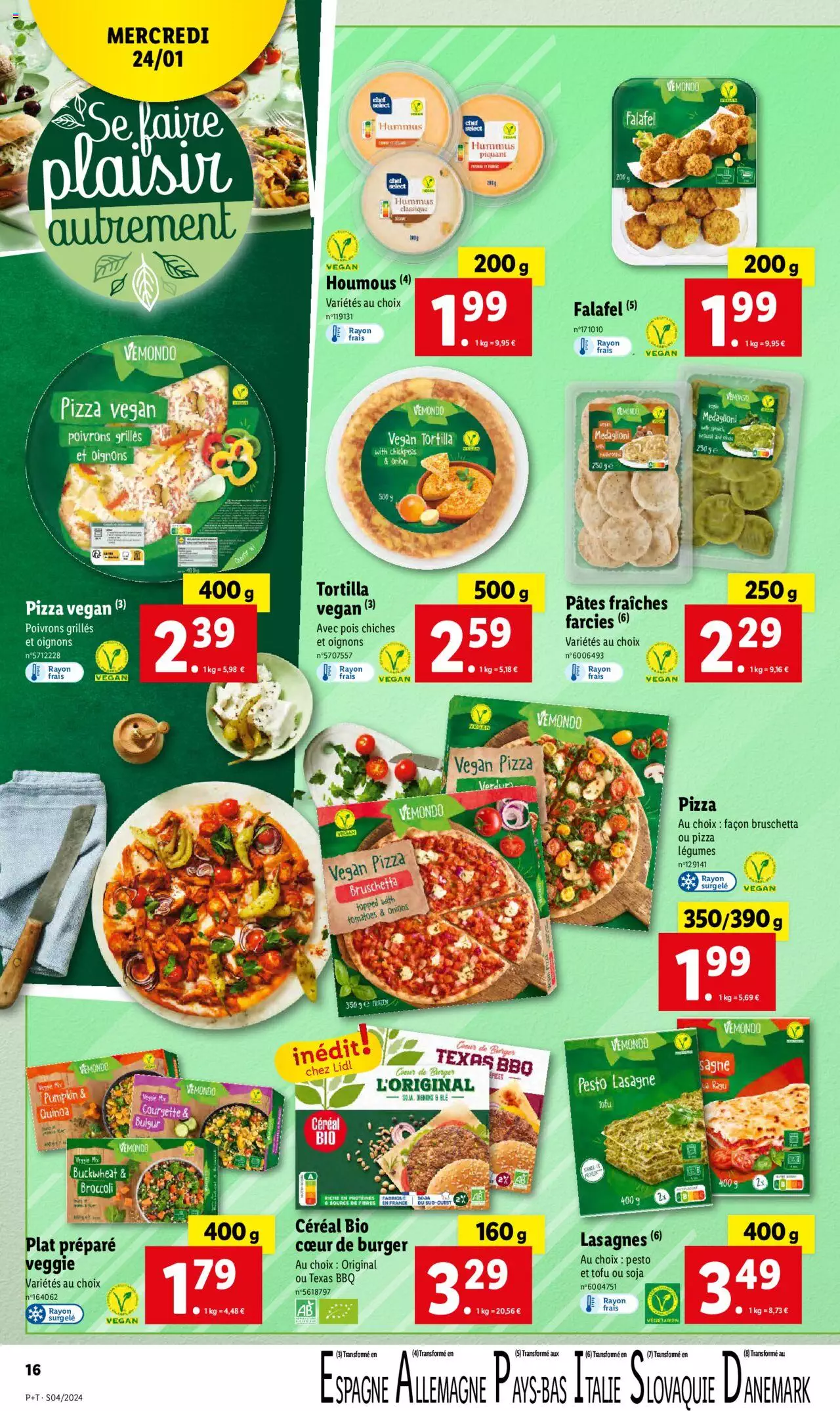Catalogue Lidl 24 – 30 Janvier 2024 Page 16