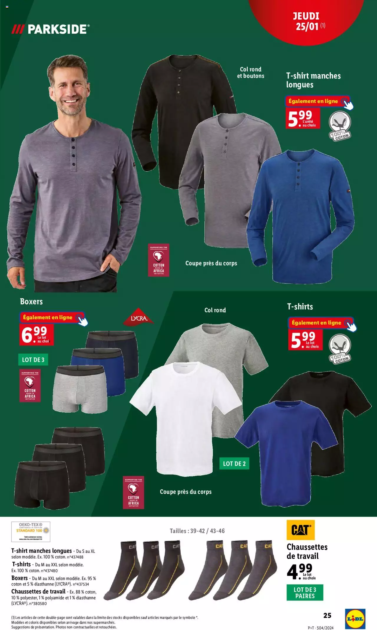 Catalogue Lidl 24 – 30 Janvier 2024 Page 25