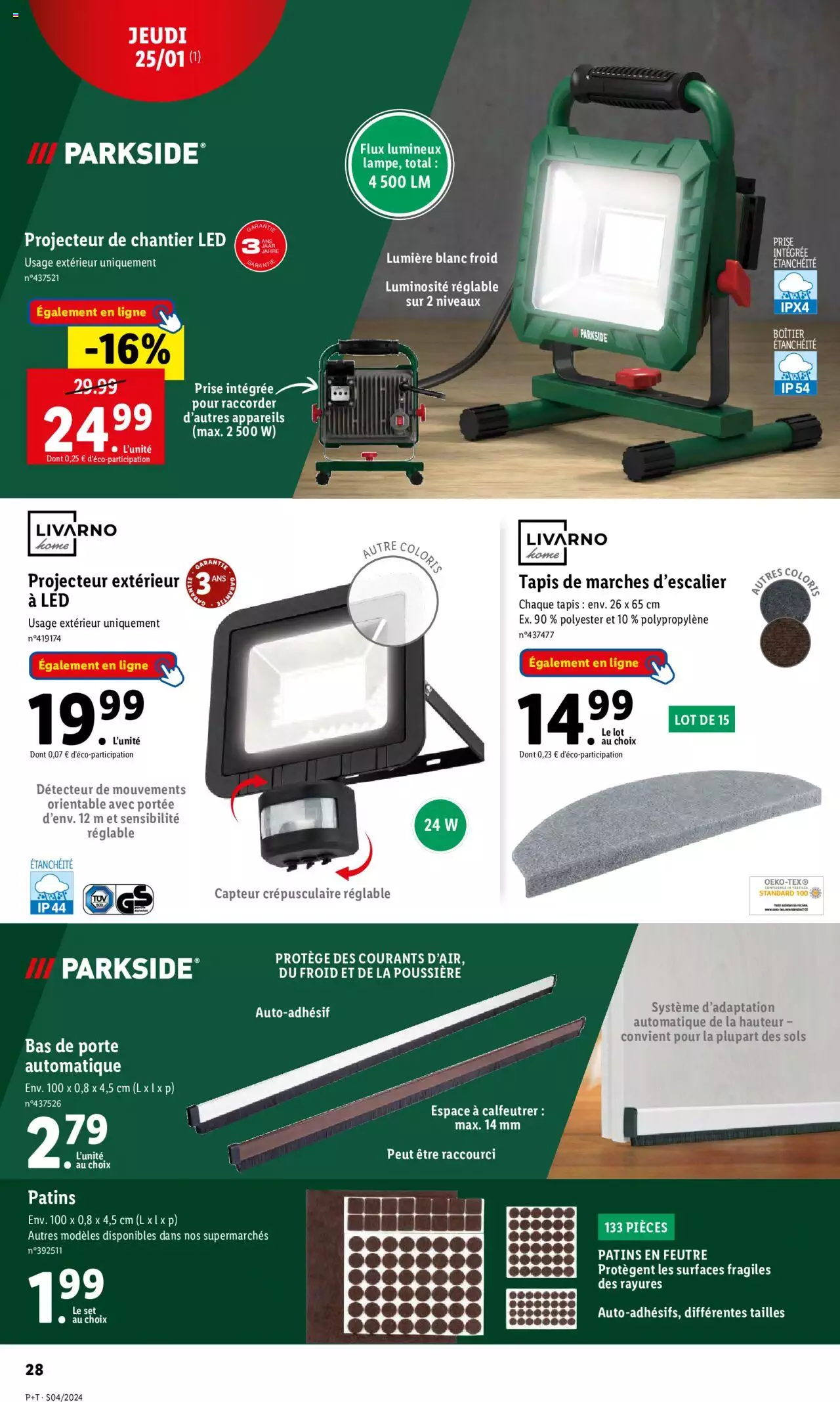 Catalogue Lidl 24 – 30 Janvier 2024 Page 28