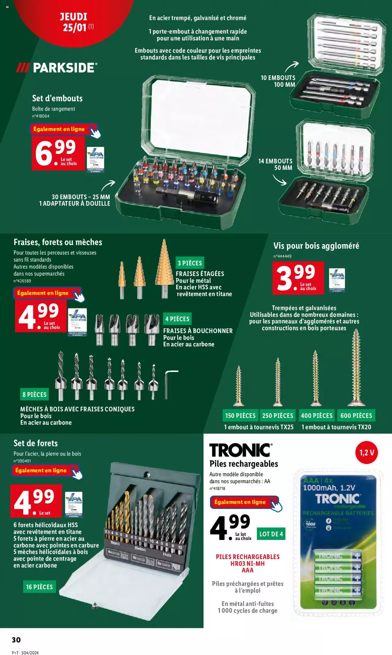 Catalogue Lidl 24 – 30 Janvier 2024 Page 30
