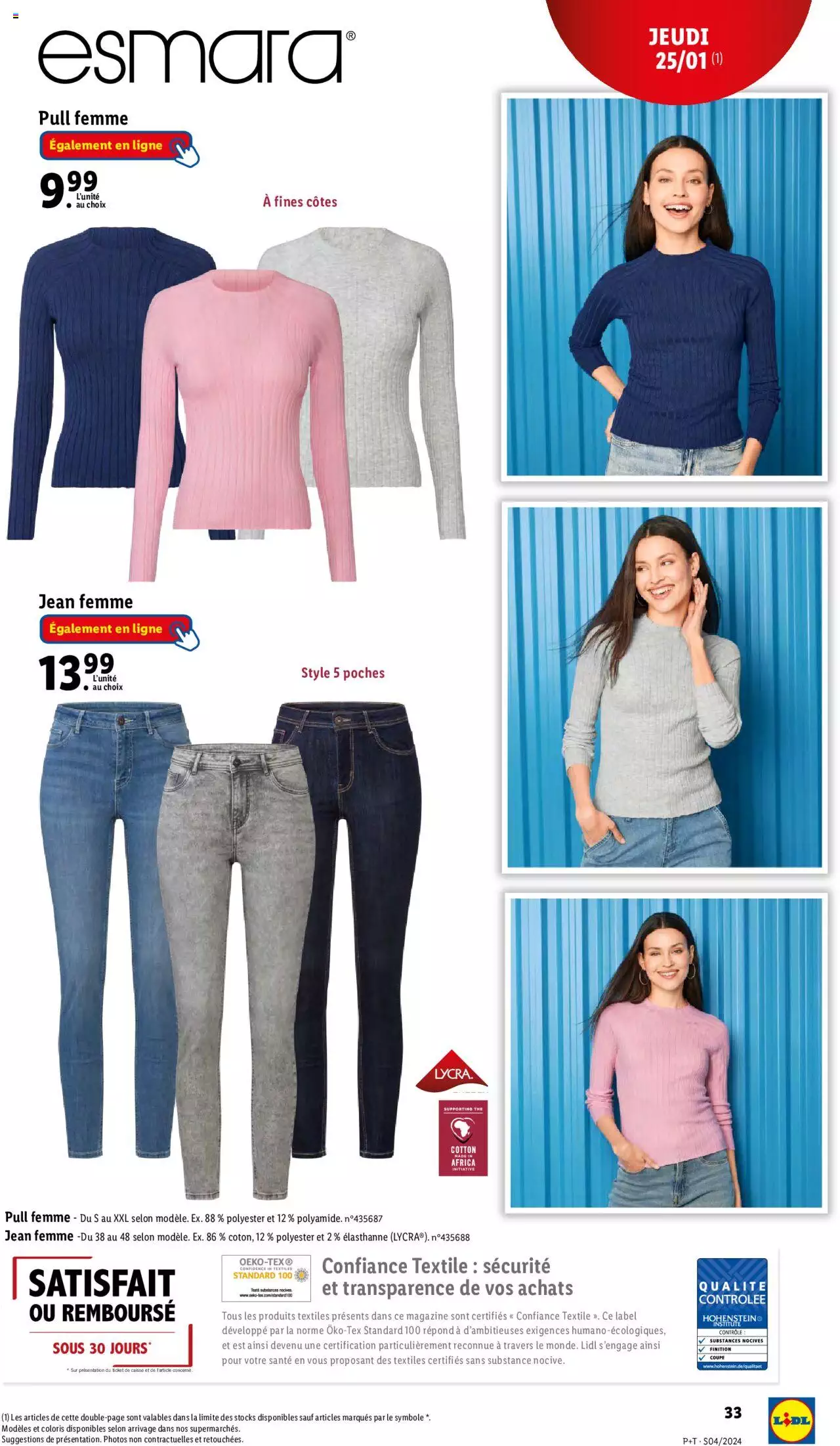 Catalogue Lidl 24 – 30 Janvier 2024 Page 33