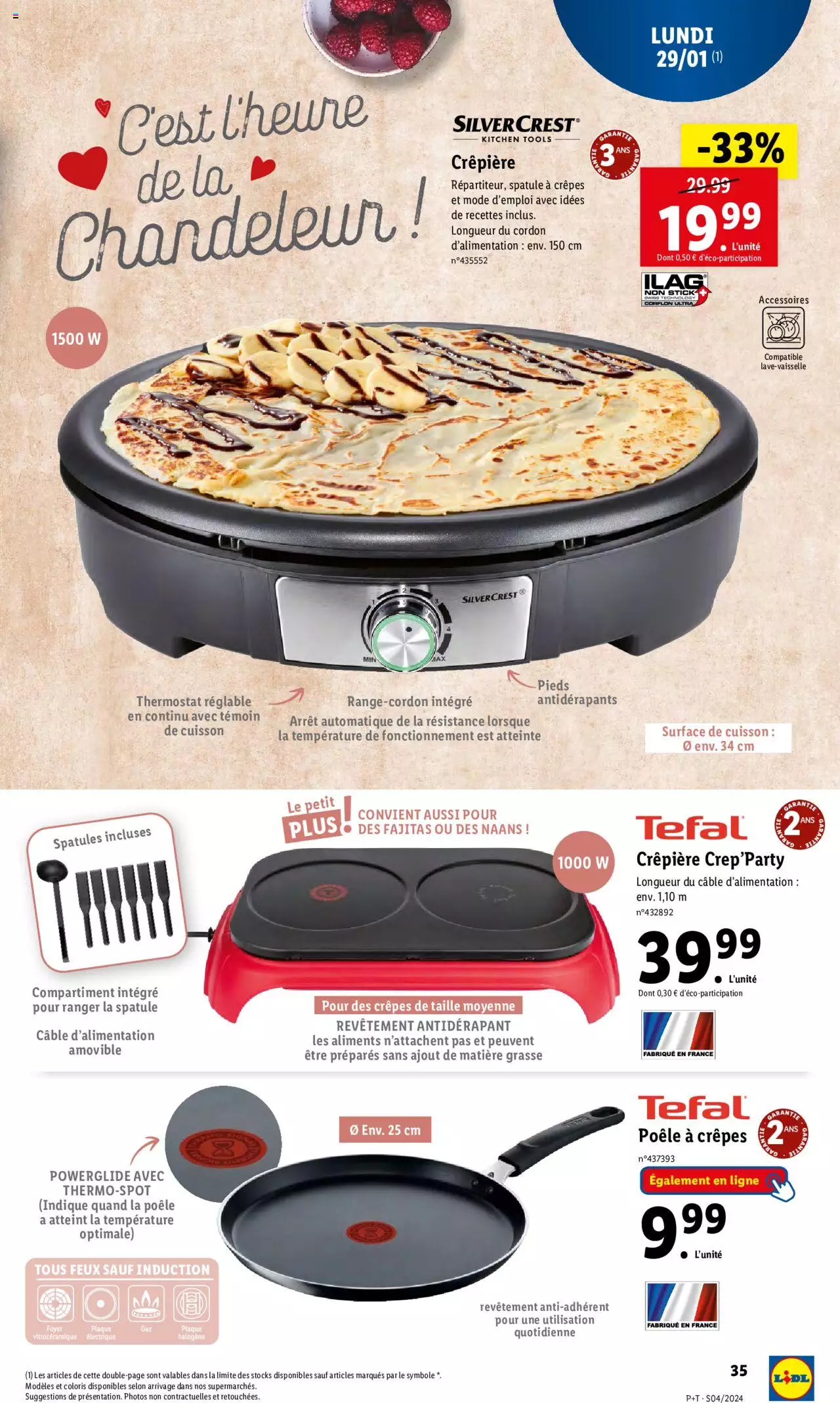 Catalogue Lidl 24 – 30 Janvier 2024 Page 35