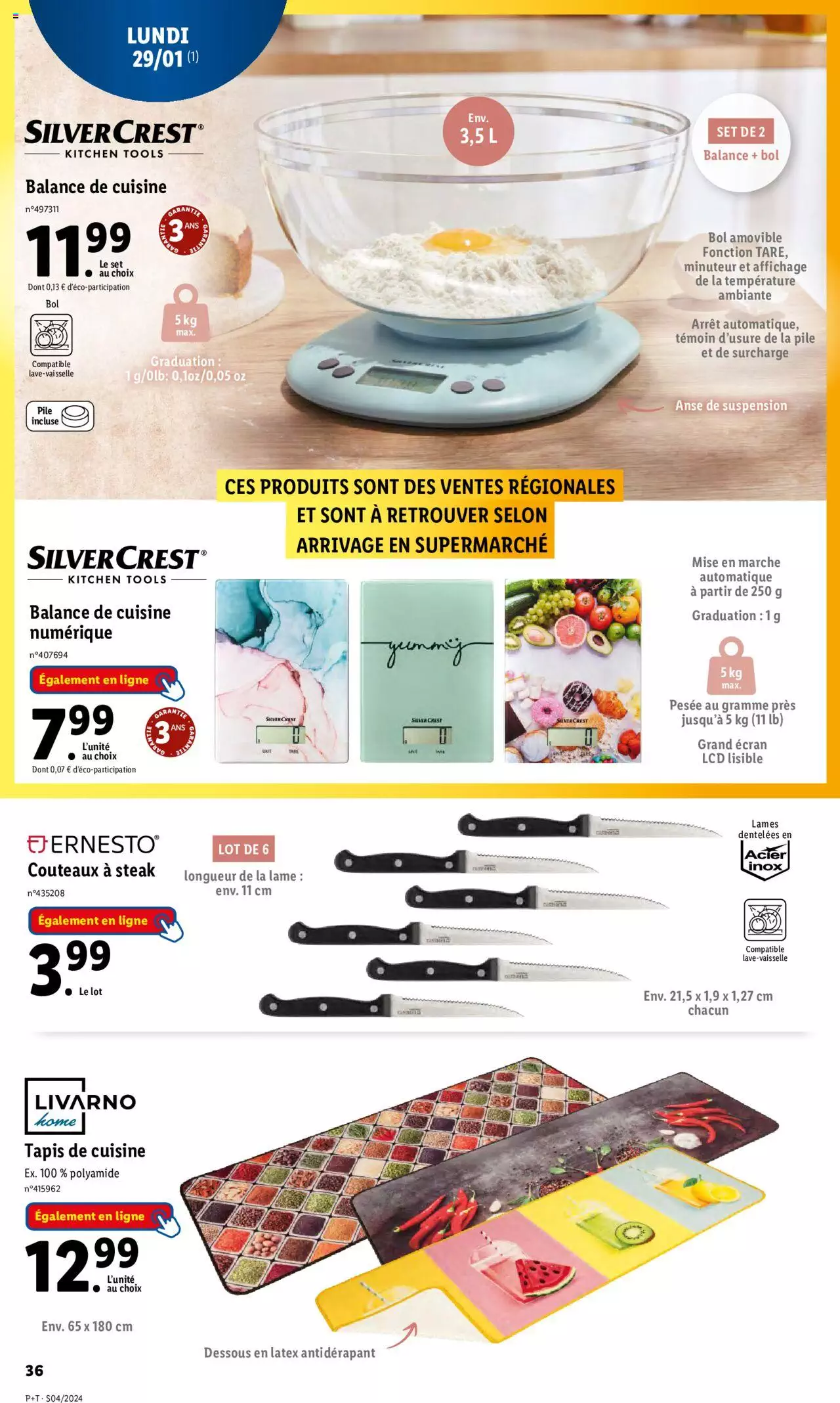 Catalogue Lidl 24 – 30 Janvier 2024 Page 36