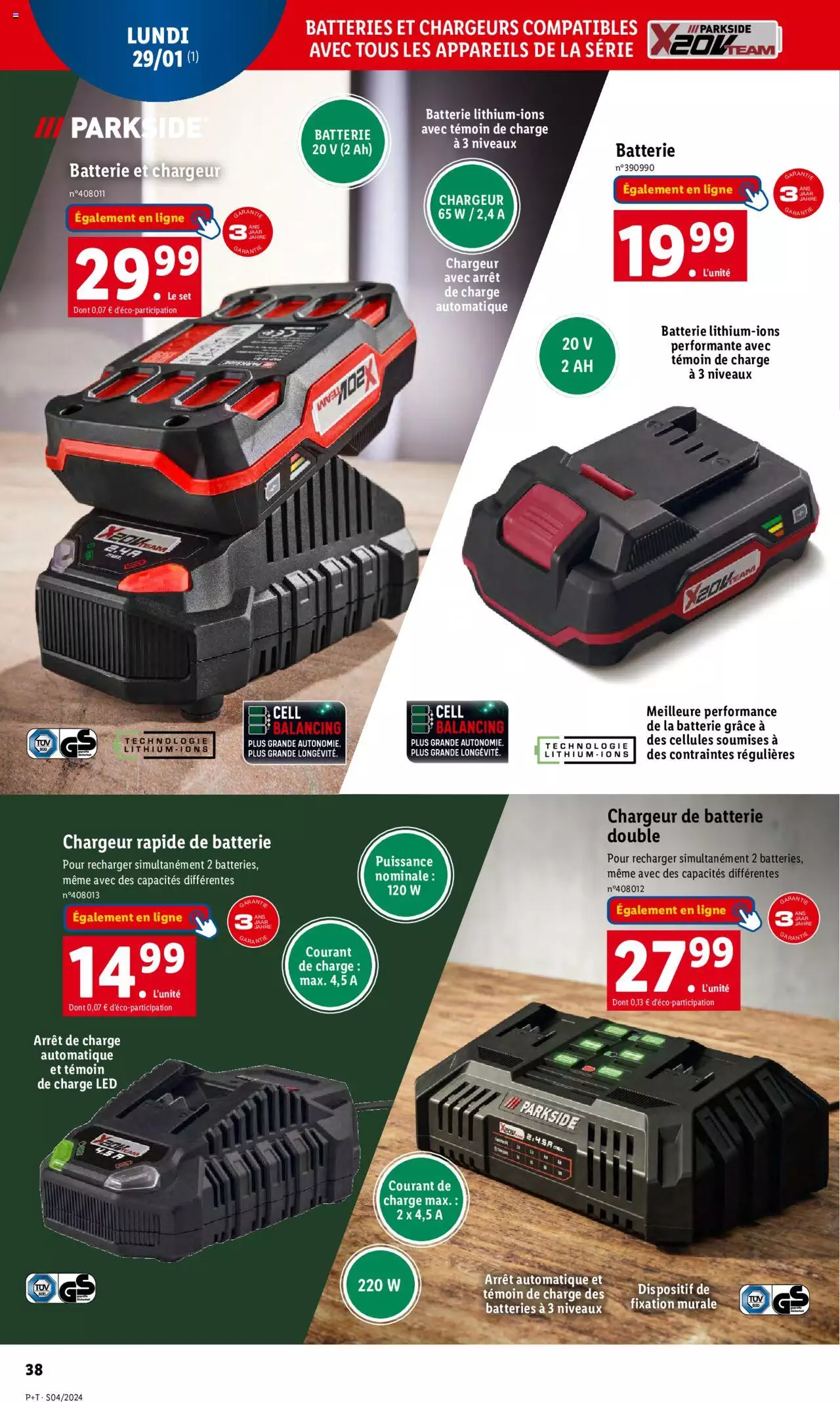 Catalogue Lidl 24 – 30 Janvier 2024 Page 38