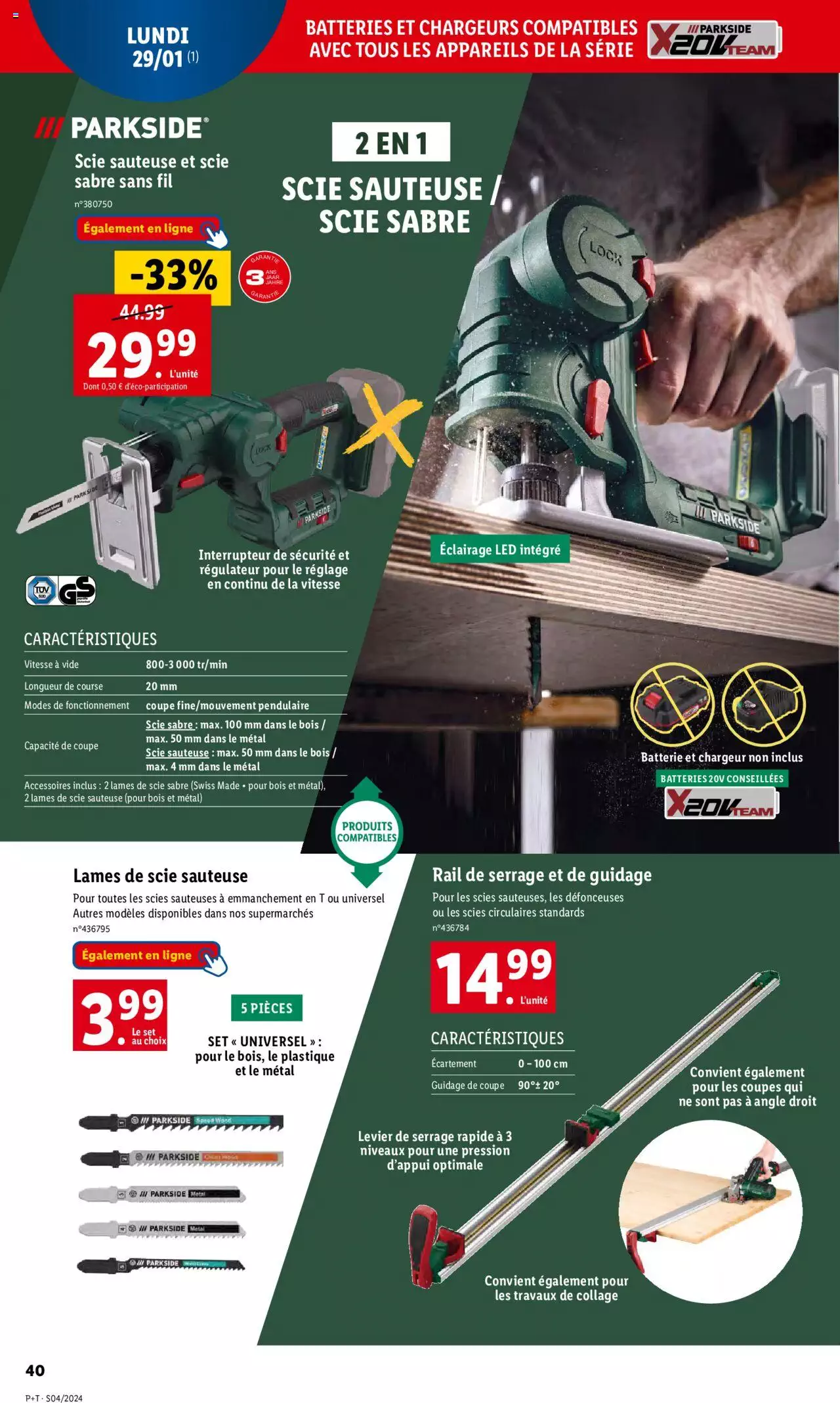 Catalogue Lidl 24 – 30 Janvier 2024 Page 40