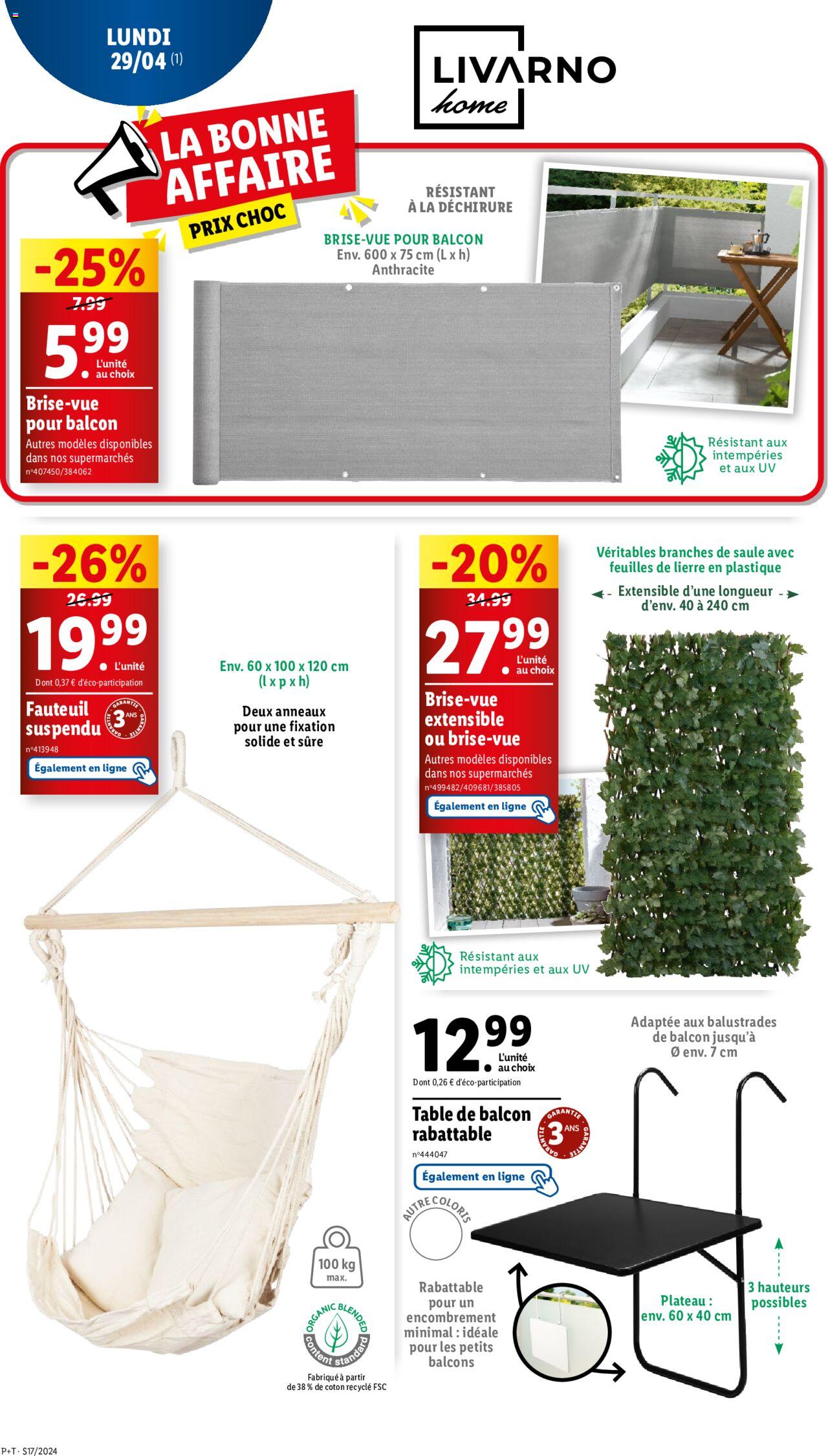 Catalogue Lidl 25 – 29 Avril 2024 Page 10