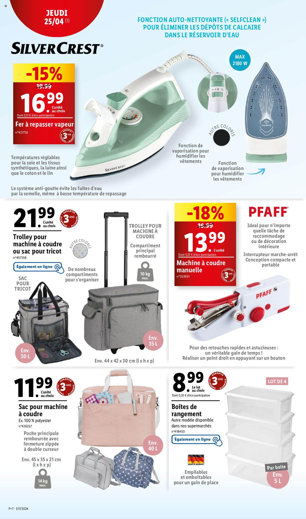 Catalogue Lidl 25 – 29 Avril 2024 Page 6