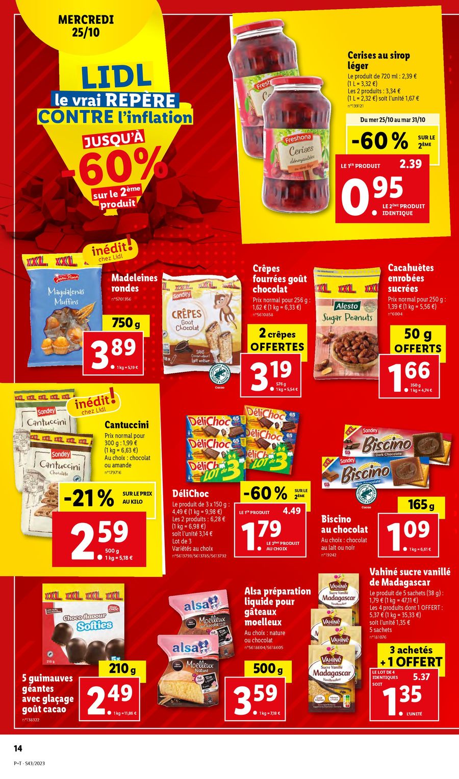 Catalogue Lidl 25 – 31 Octobre 2023 Page 14