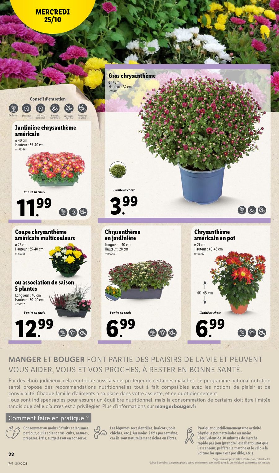 Catalogue Lidl 25 – 31 Octobre 2023 Page 22