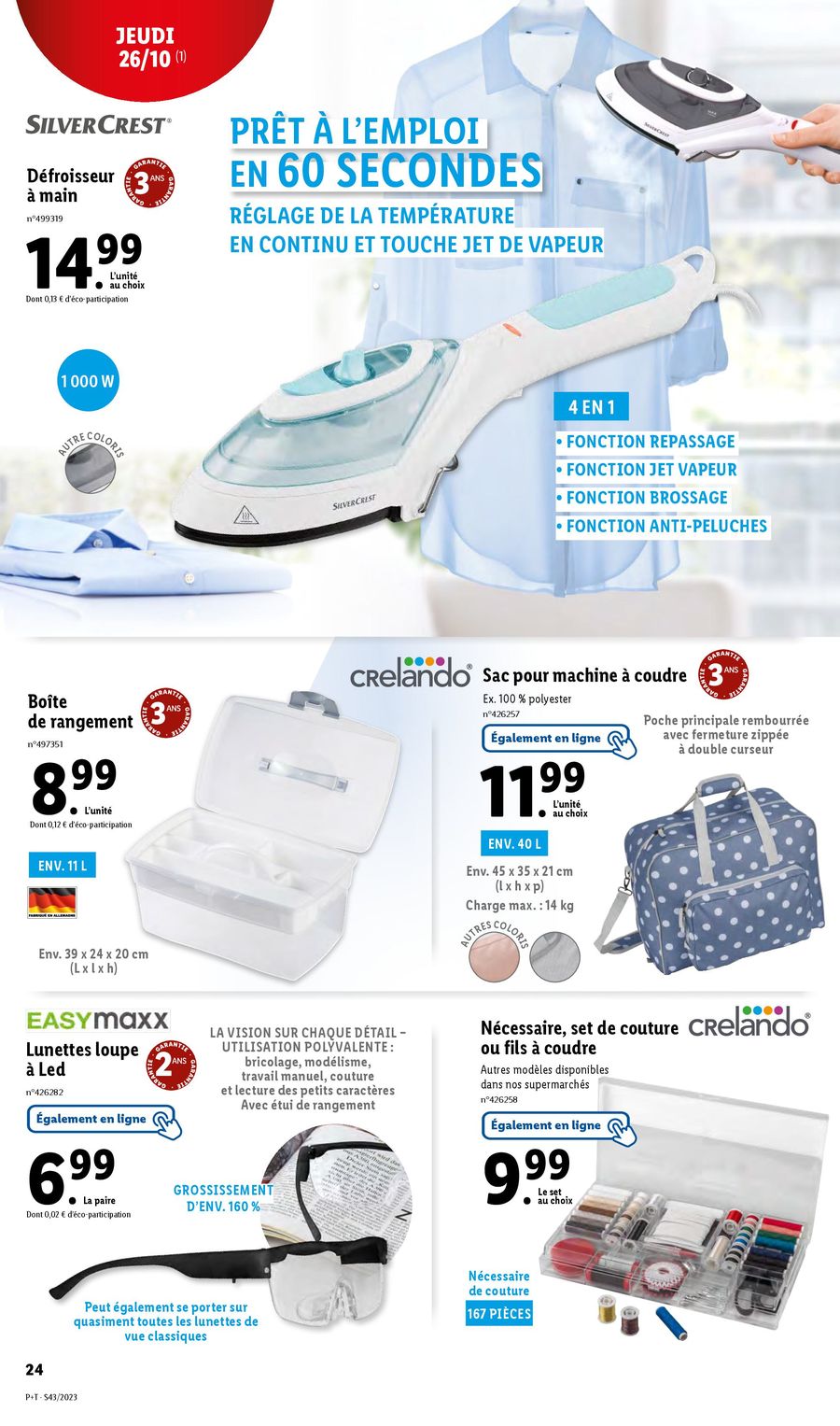Catalogue Lidl 25 – 31 Octobre 2023 Page 24