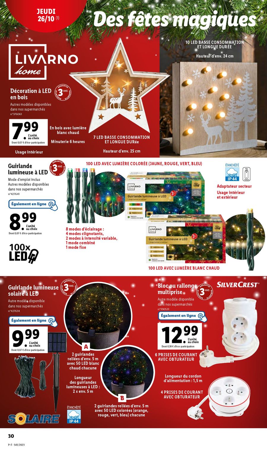 Catalogue Lidl 25 – 31 Octobre 2023 Page 30