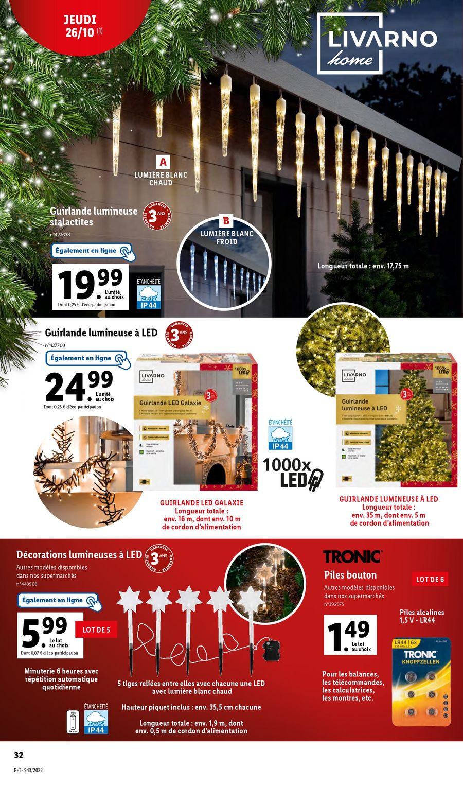 Catalogue Lidl 25 – 31 Octobre 2023 Page 32