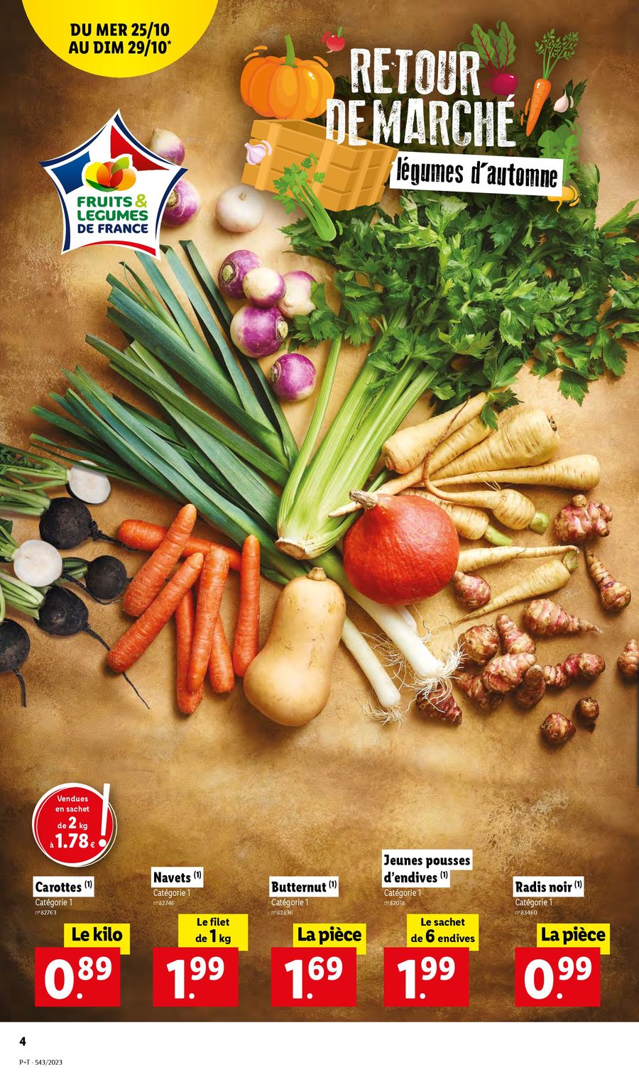 Catalogue Lidl 25 – 31 Octobre 2023 Page 4