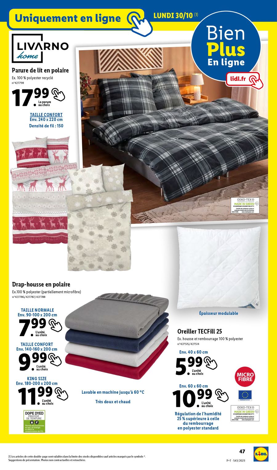 Catalogue Lidl 25 – 31 Octobre 2023 Page 47