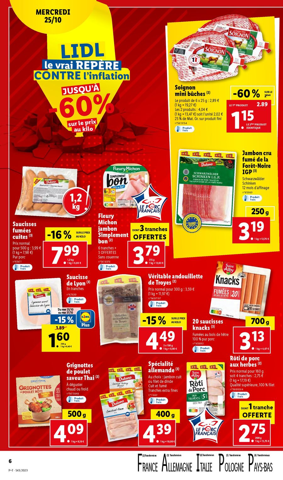 Catalogue Lidl 25 – 31 Octobre 2023 Page 6