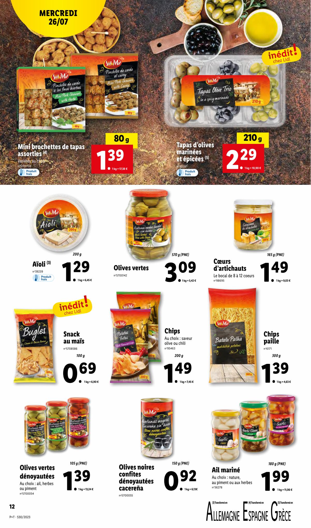 Catalogue Lidl 26 Juillet – 1 Août 2023 Page 12