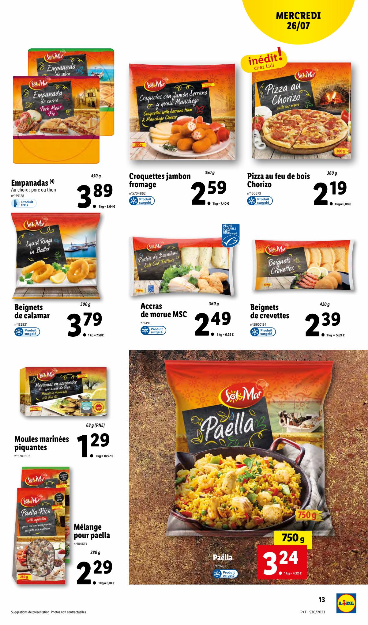 Catalogue Lidl 26 Juillet – 1 Août 2023 Page 13