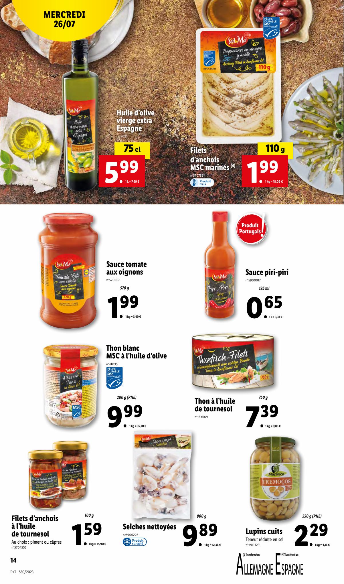 Catalogue Lidl 26 Juillet – 1 Août 2023 Page 14