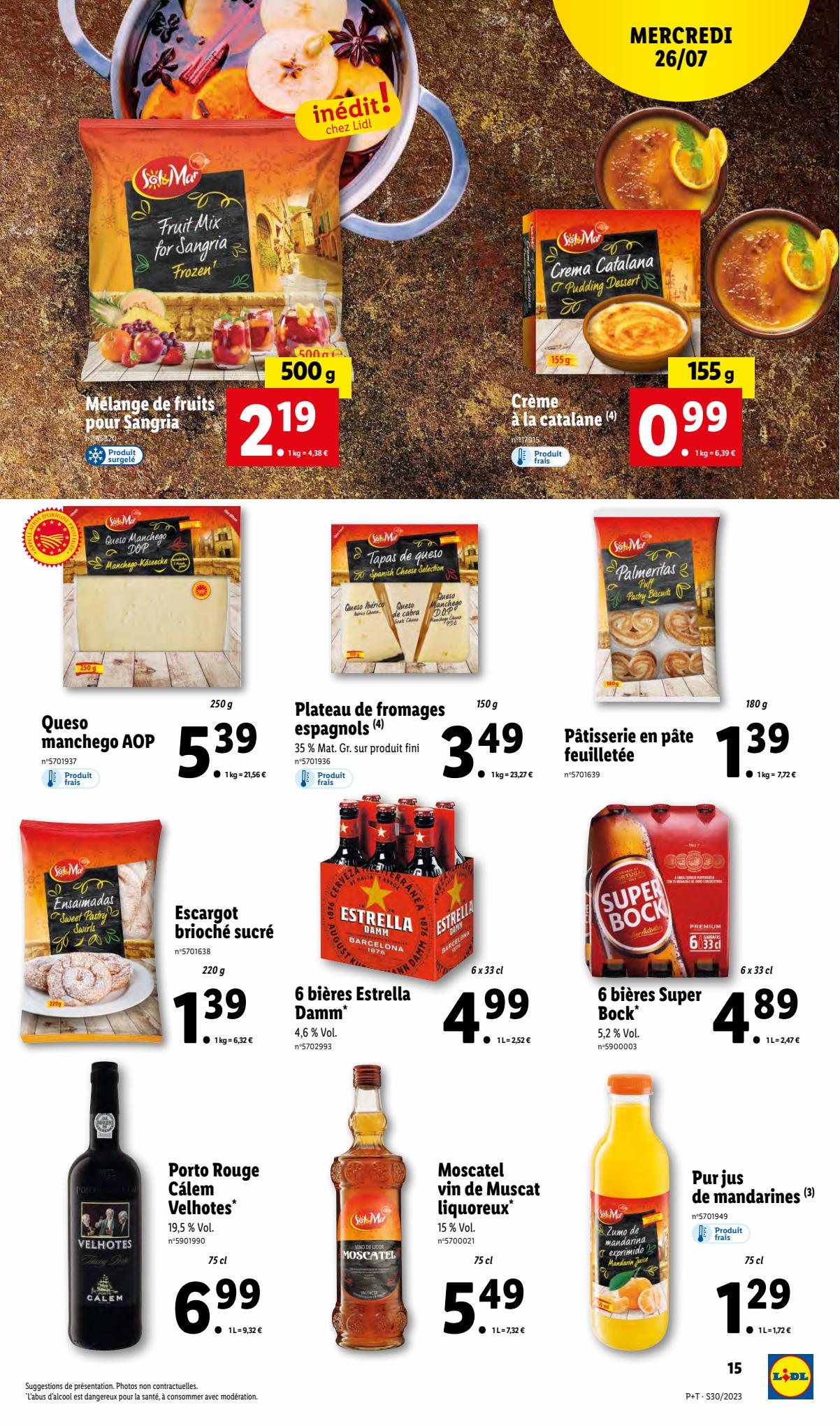 Catalogue Lidl 26 Juillet – 1 Août 2023 Page 15