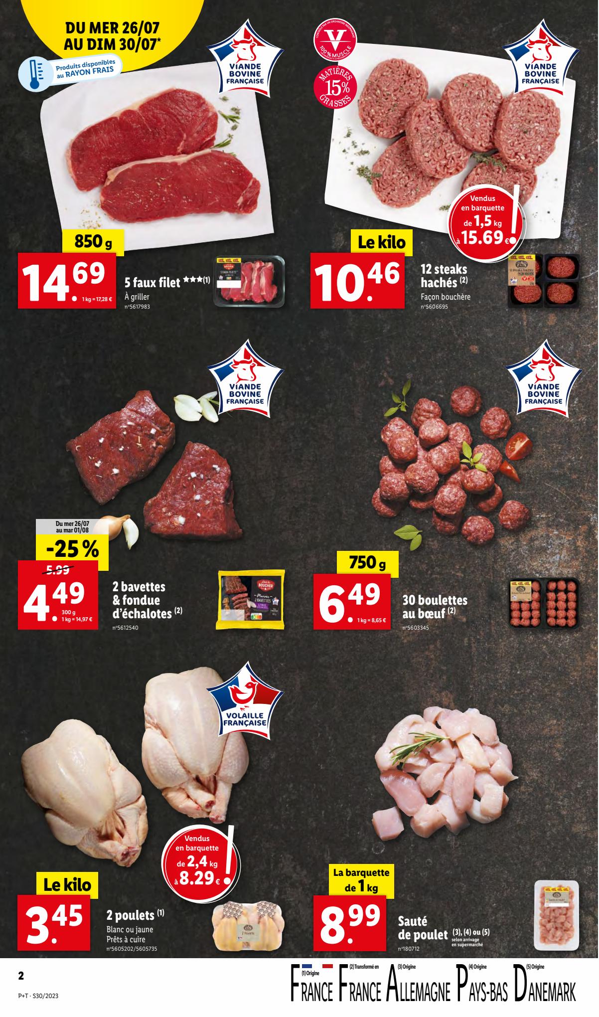 Catalogue Lidl 26 Juillet – 1 Août 2023 Page 2
