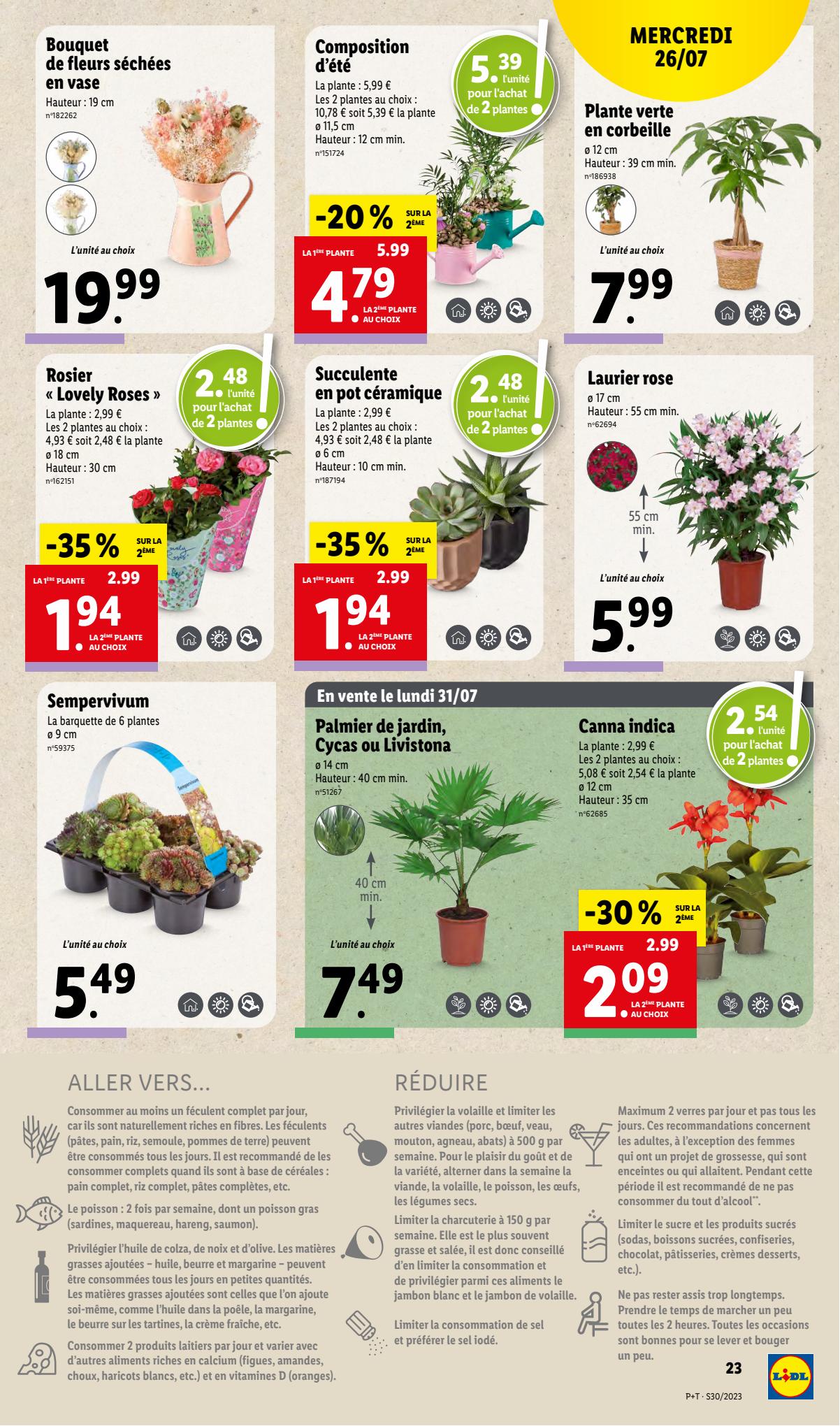 Catalogue Lidl 26 Juillet – 1 Août 2023 Page 23