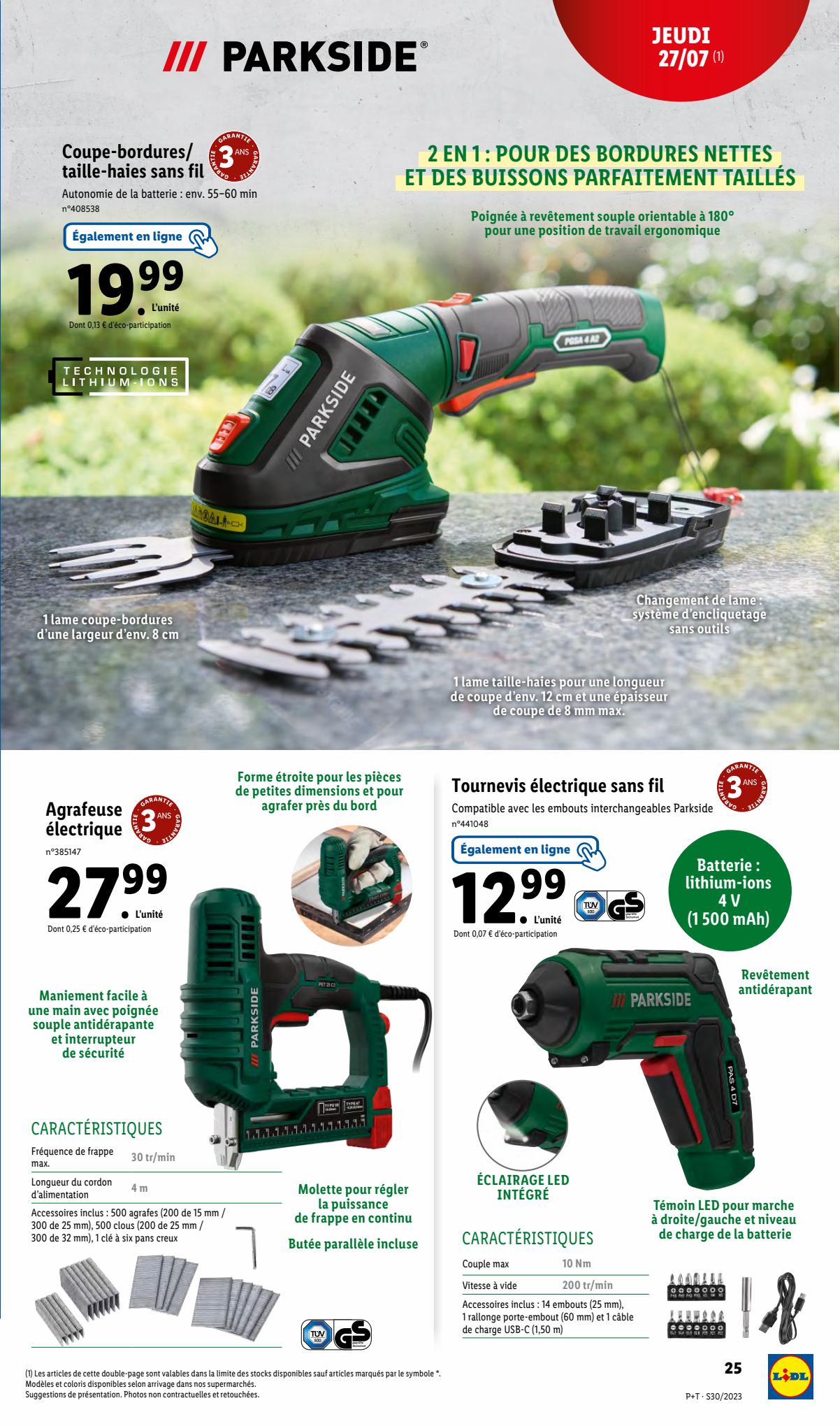 Catalogue Lidl 26 Juillet – 1 Août 2023 Page 29