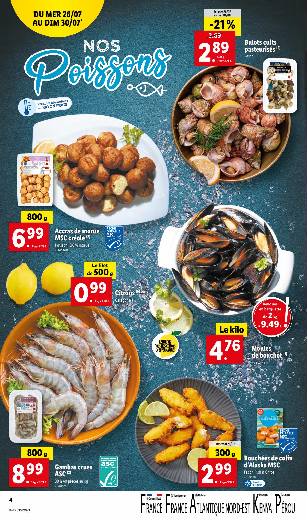 Catalogue Lidl 26 Juillet – 1 Août 2023 Page 4