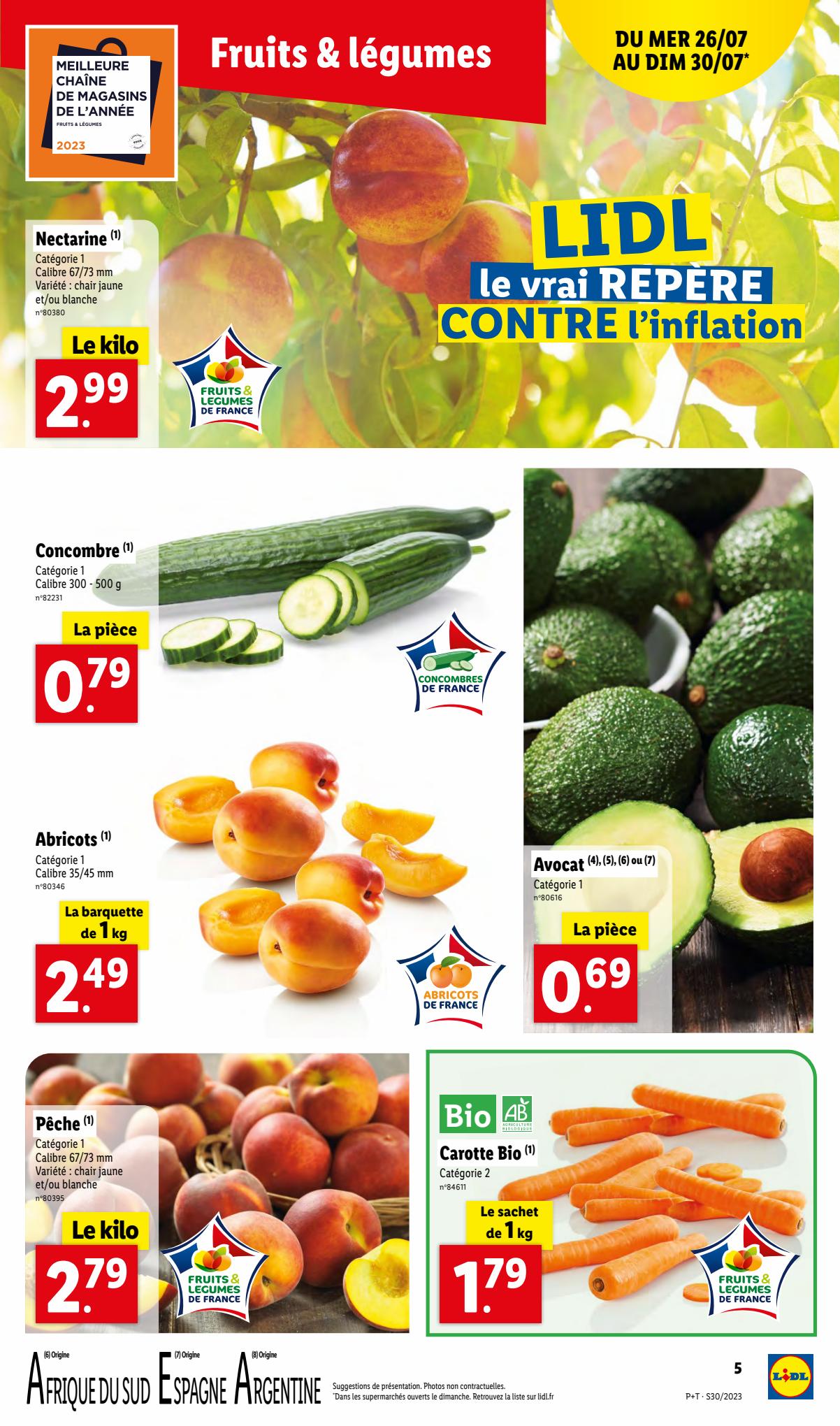 Catalogue Lidl 26 Juillet – 1 Août 2023 Page 5