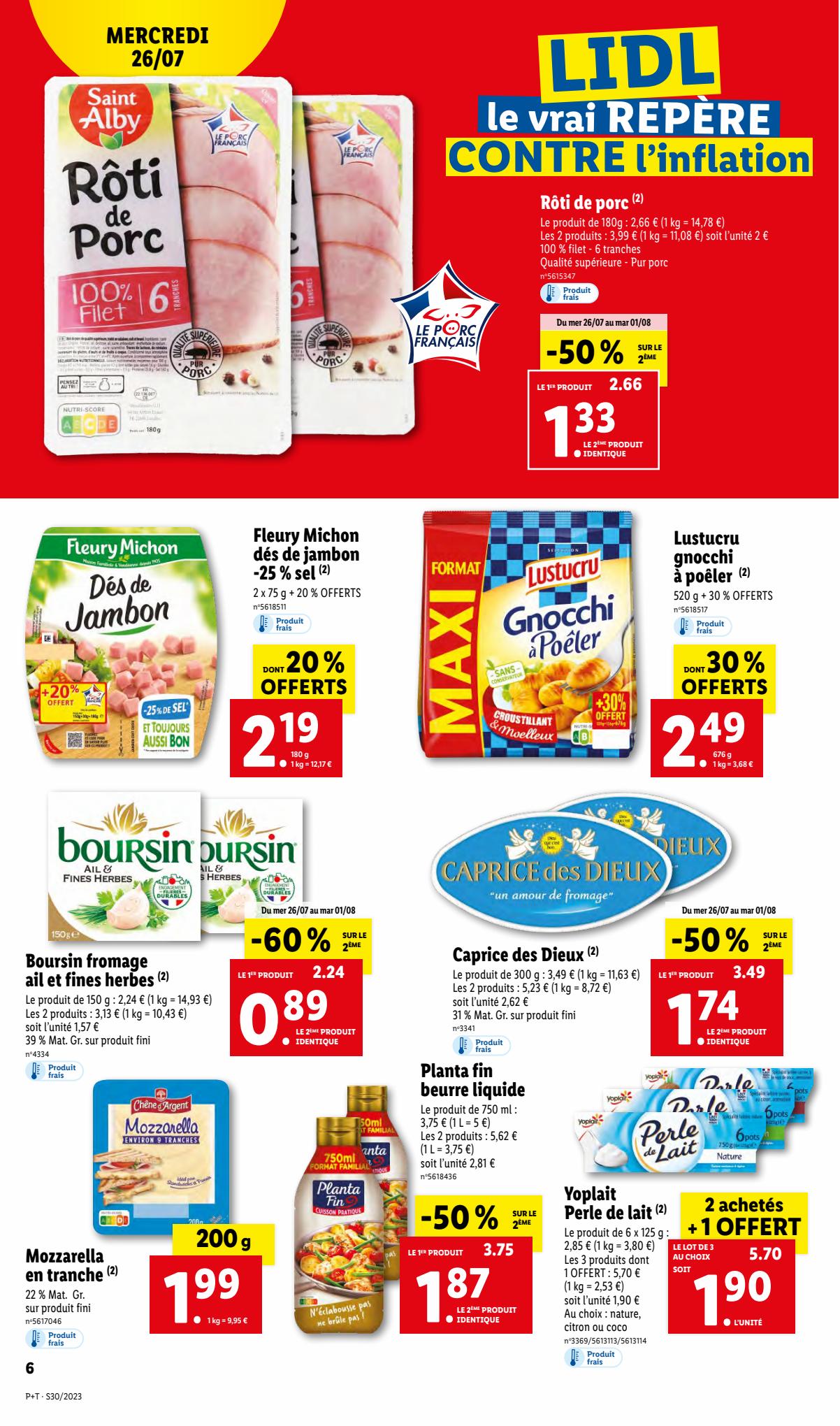 Catalogue Lidl 26 Juillet – 1 Août 2023 Page 6