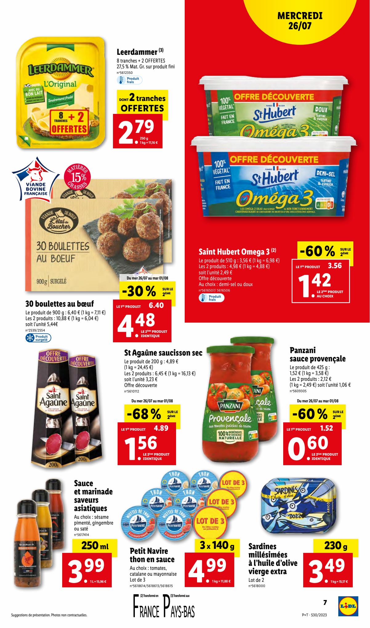 Catalogue Lidl 26 Juillet – 1 Août 2023 Page 7