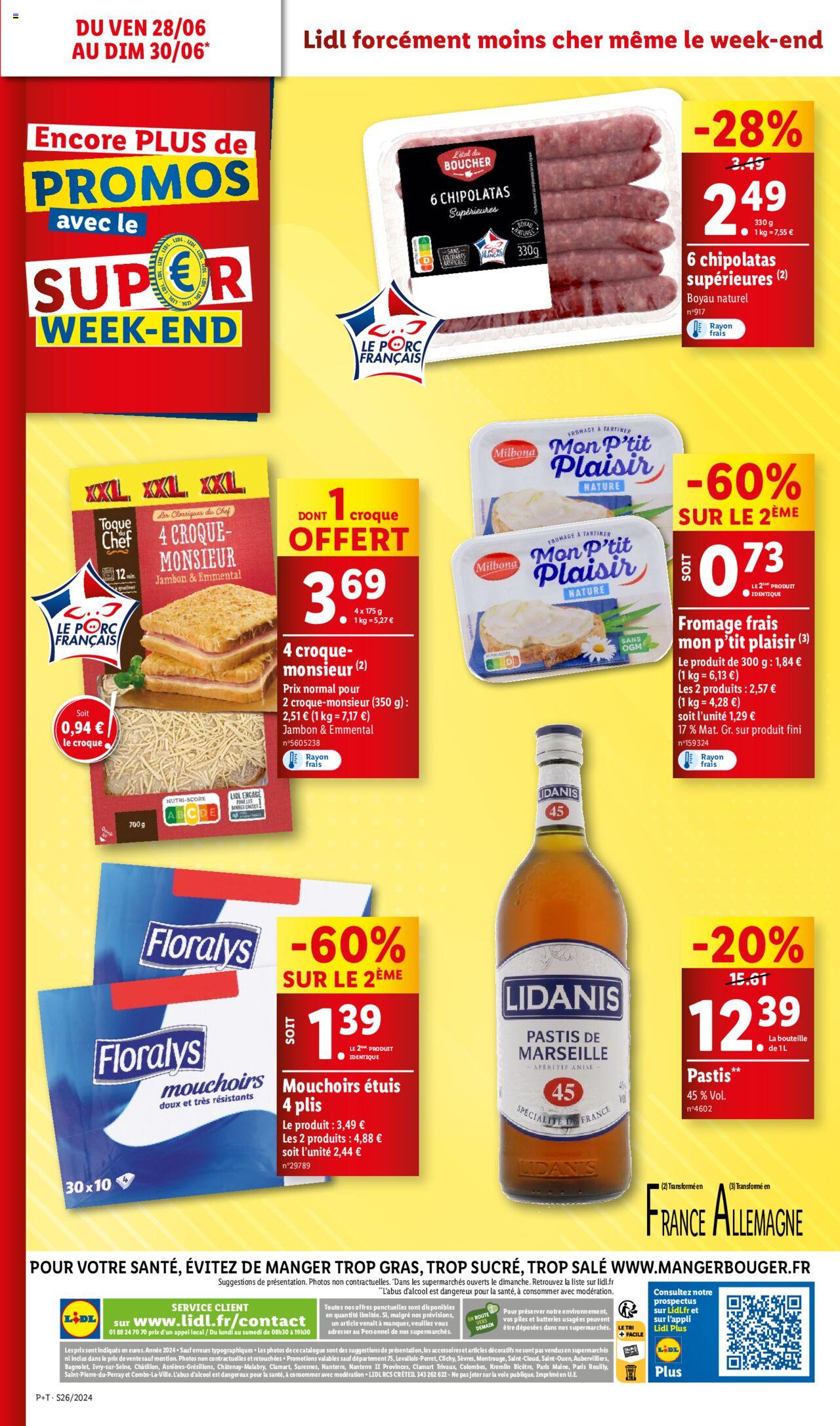 Catalogue Lidl 26 Juin – 2 Juillet 2024 Page 58