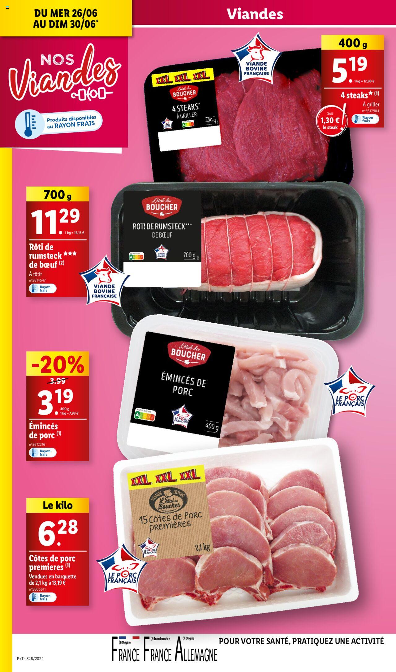 Catalogue Lidl 26 Juin – 2 Juillet 2024 Page 6