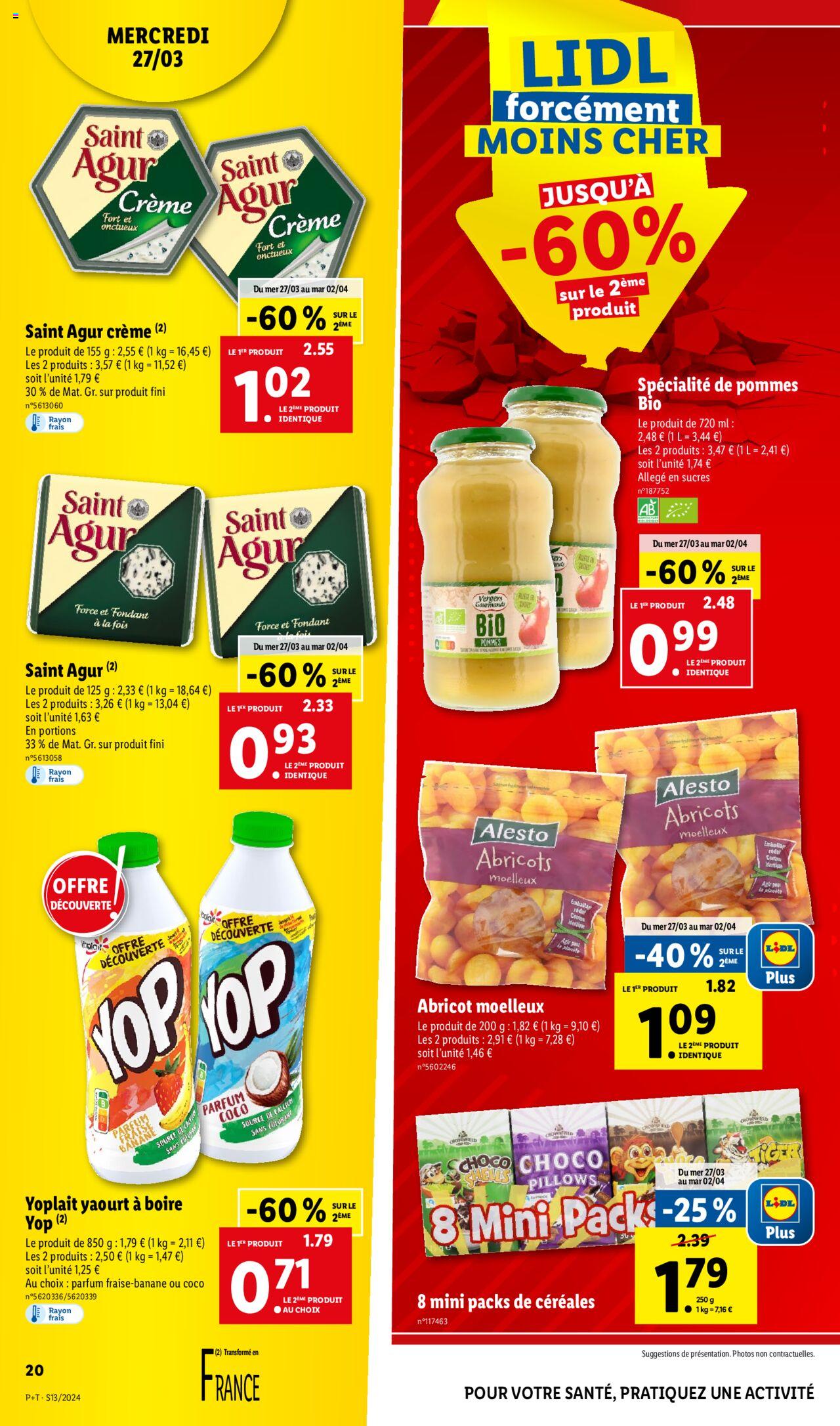Catalogue Lidl 27 Mar – 2 Avr 2024 Page 20
