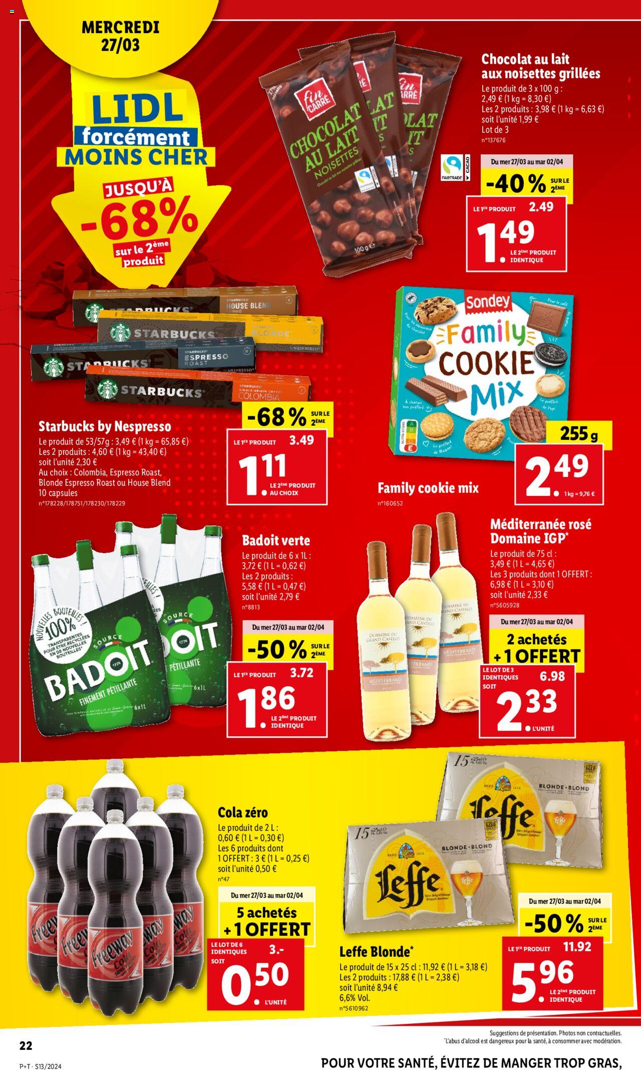 Catalogue Lidl 27 Mar – 2 Avr 2024 Page 22