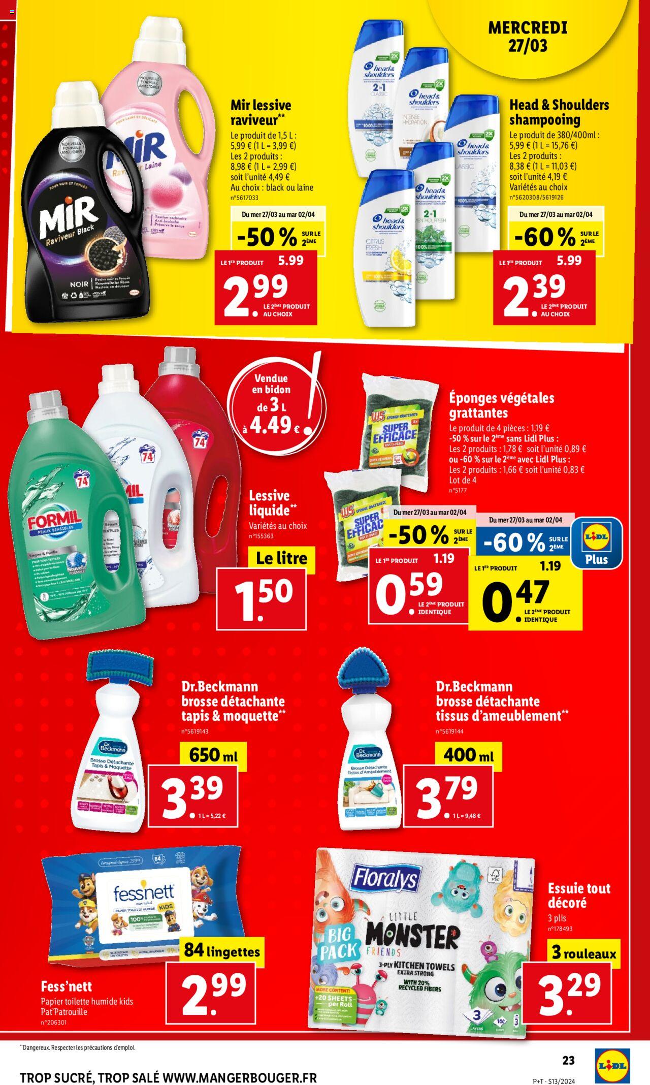 Catalogue Lidl 27 Mar – 2 Avr 2024 Page 23