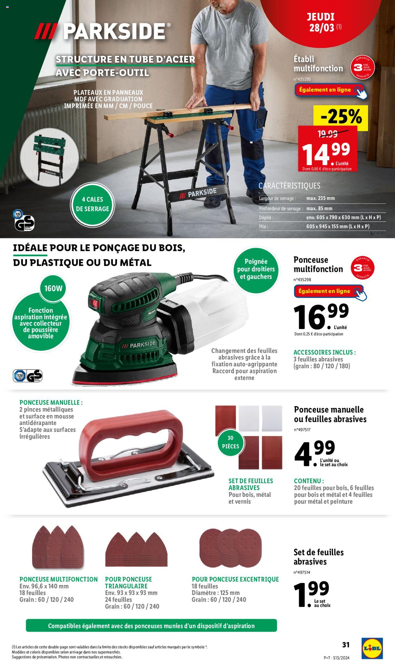 Catalogue Lidl 27 Mar – 2 Avr 2024 Page 31