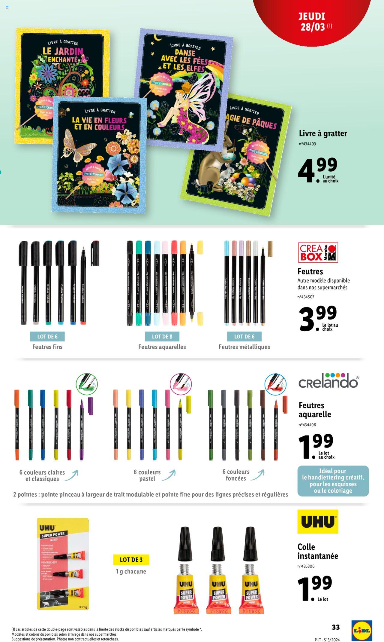 Catalogue Lidl 27 Mar – 2 Avr 2024 Page 33