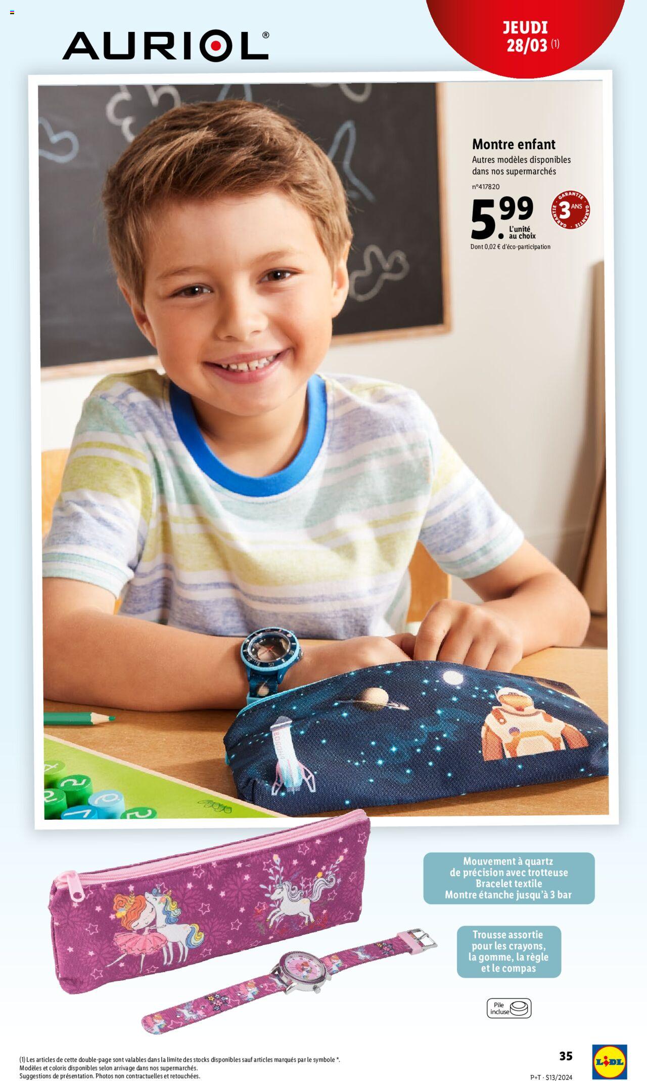 Catalogue Lidl 27 Mar – 2 Avr 2024 Page 35