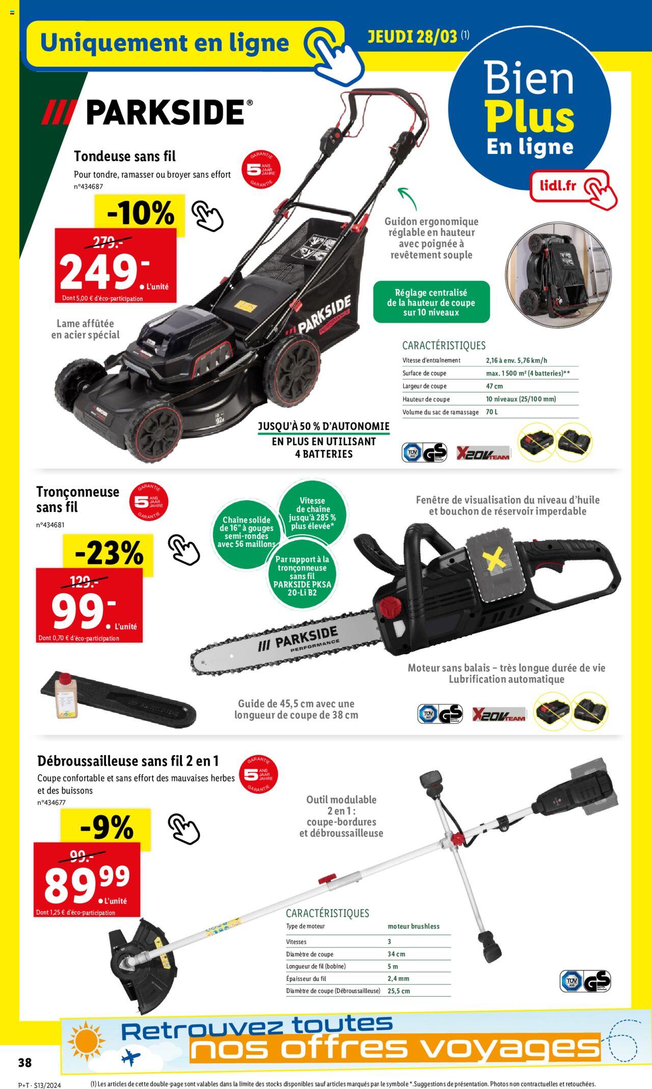 Catalogue Lidl 27 Mar – 2 Avr 2024 Page 38