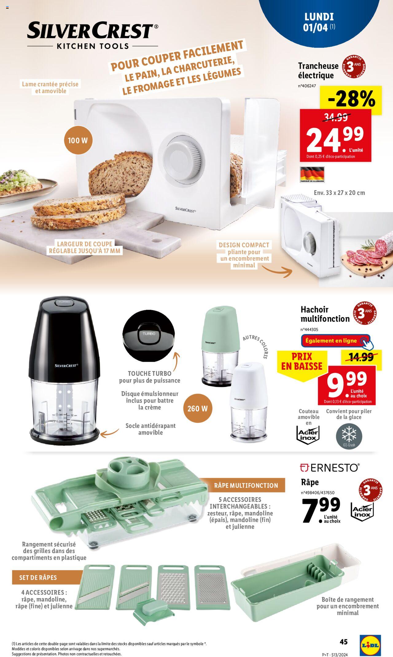 Catalogue Lidl 27 Mar – 2 Avr 2024 Page 45