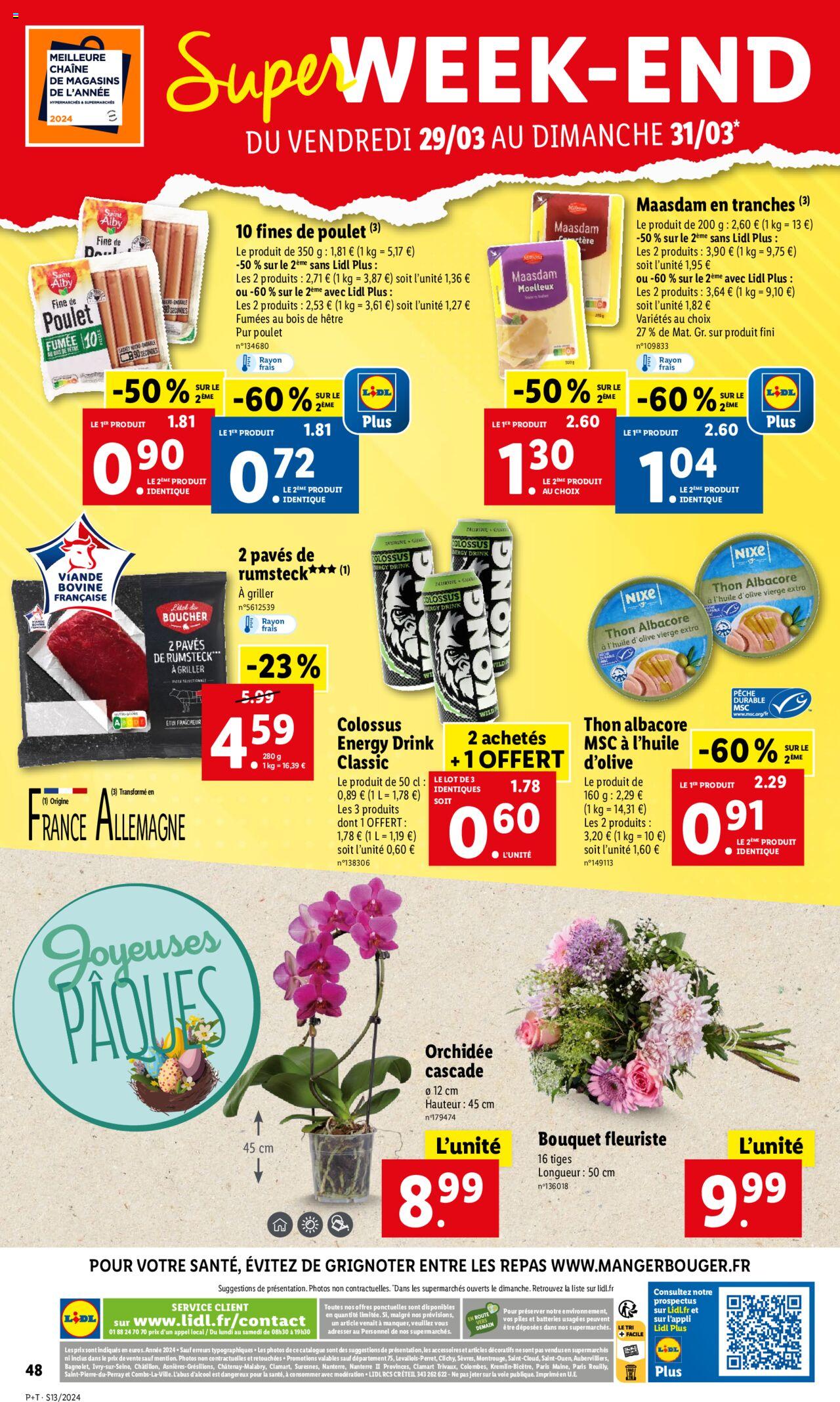 Catalogue Lidl 27 Mar – 2 Avr 2024 Page 48