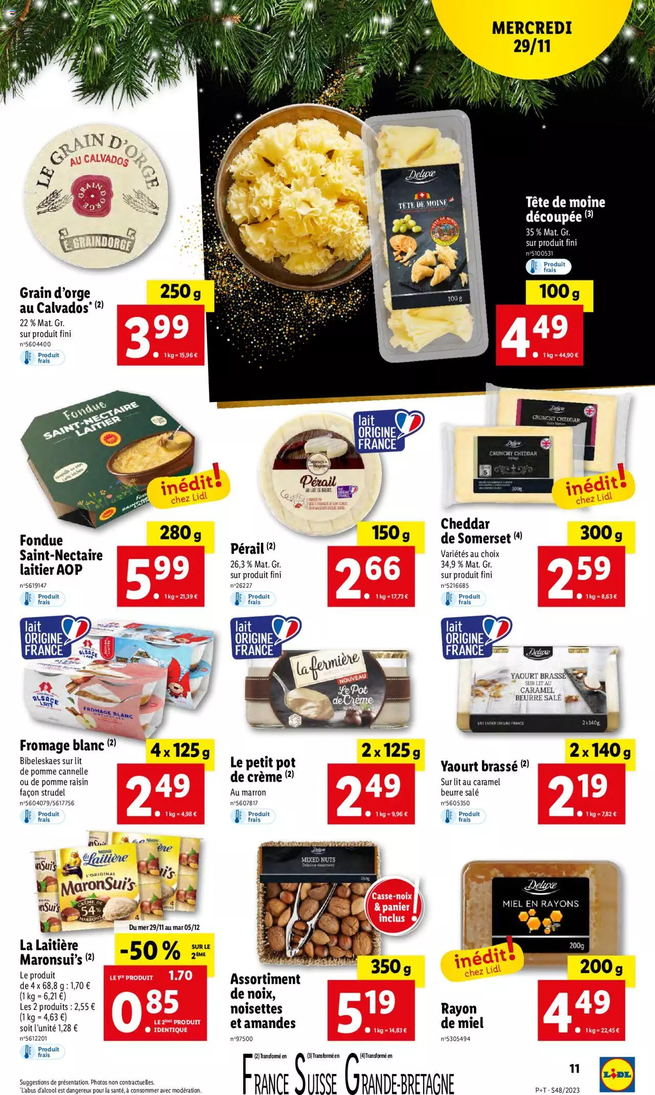 Catalogue Lidl 29 Nov – 5 Déc 2023 Page 11