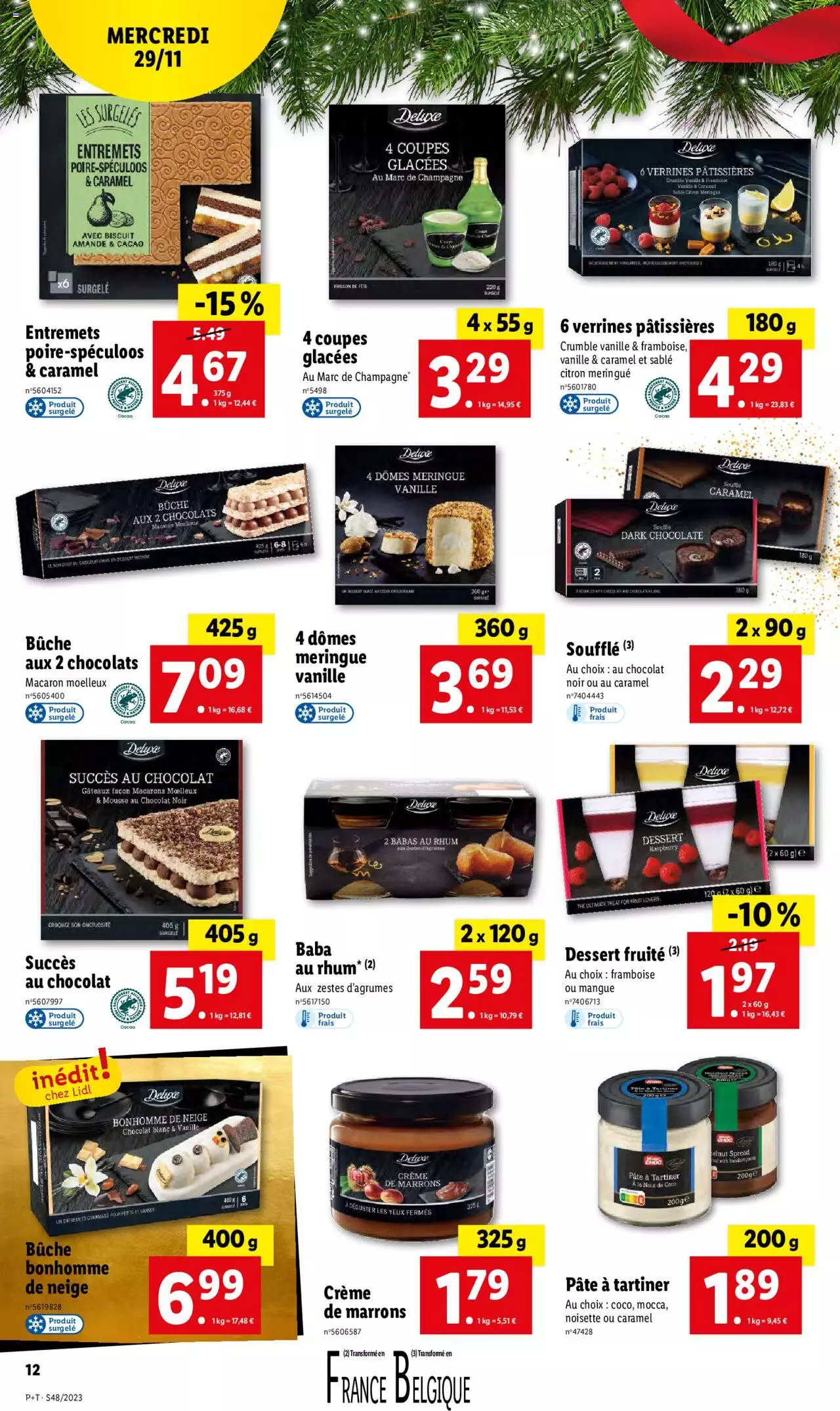 Catalogue Lidl 29 Nov – 5 Déc 2023 Page 12
