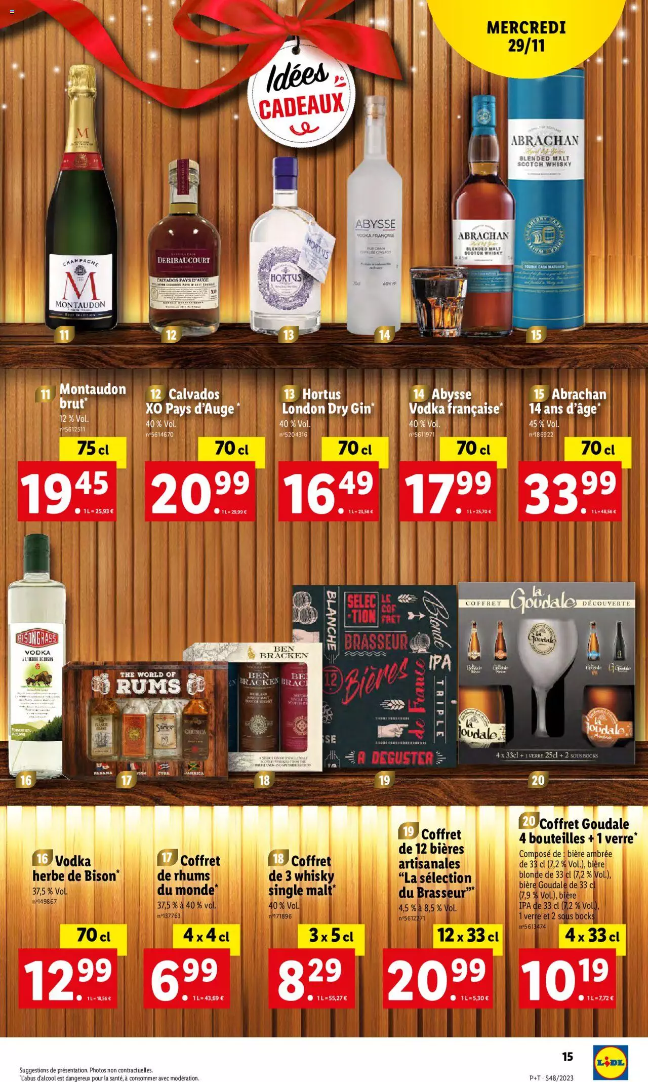 Catalogue Lidl 29 Nov – 5 Déc 2023 Page 15