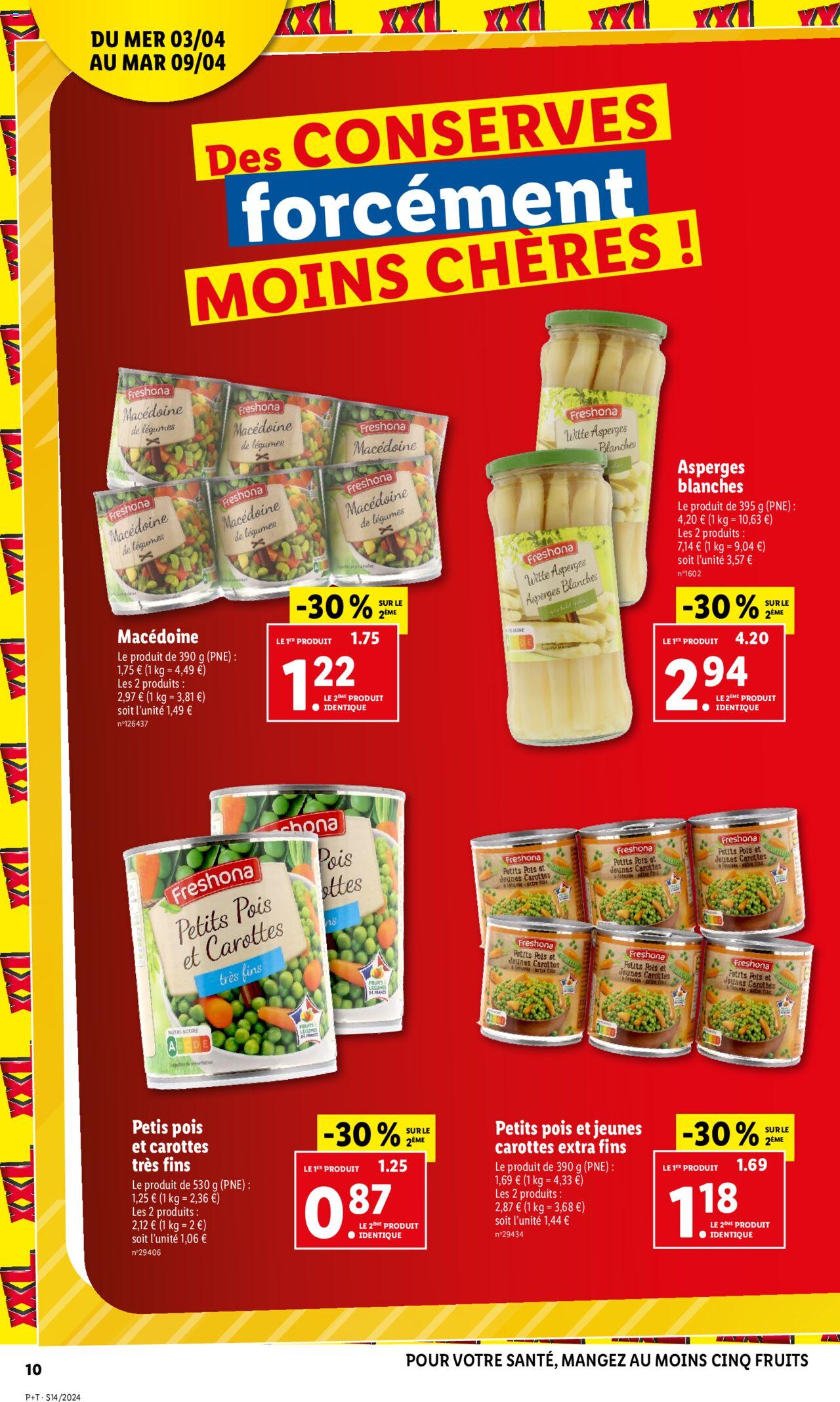 Catalogue Lidl 3 – 9 Avril 2024 Page 10