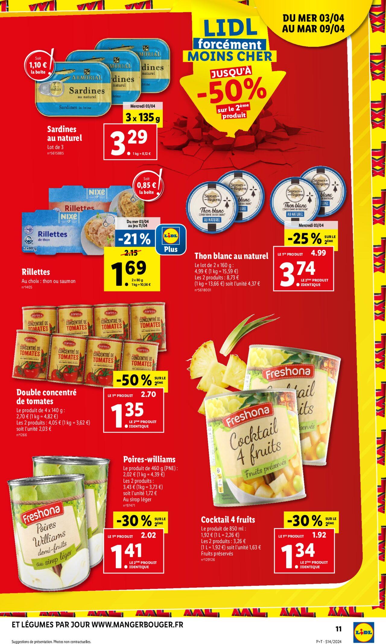 Catalogue Lidl 3 – 9 Avril 2024 Page 11