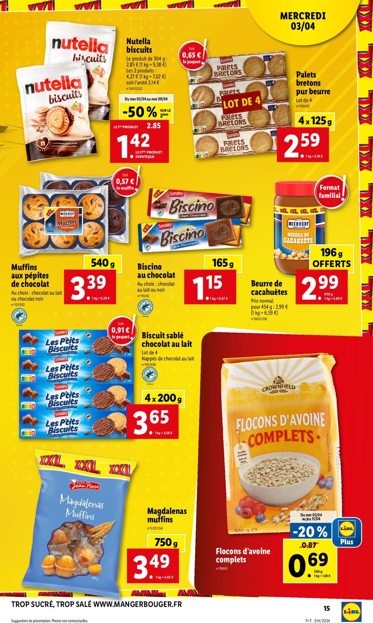 Catalogue Lidl 3 – 9 Avril 2024 Page 15