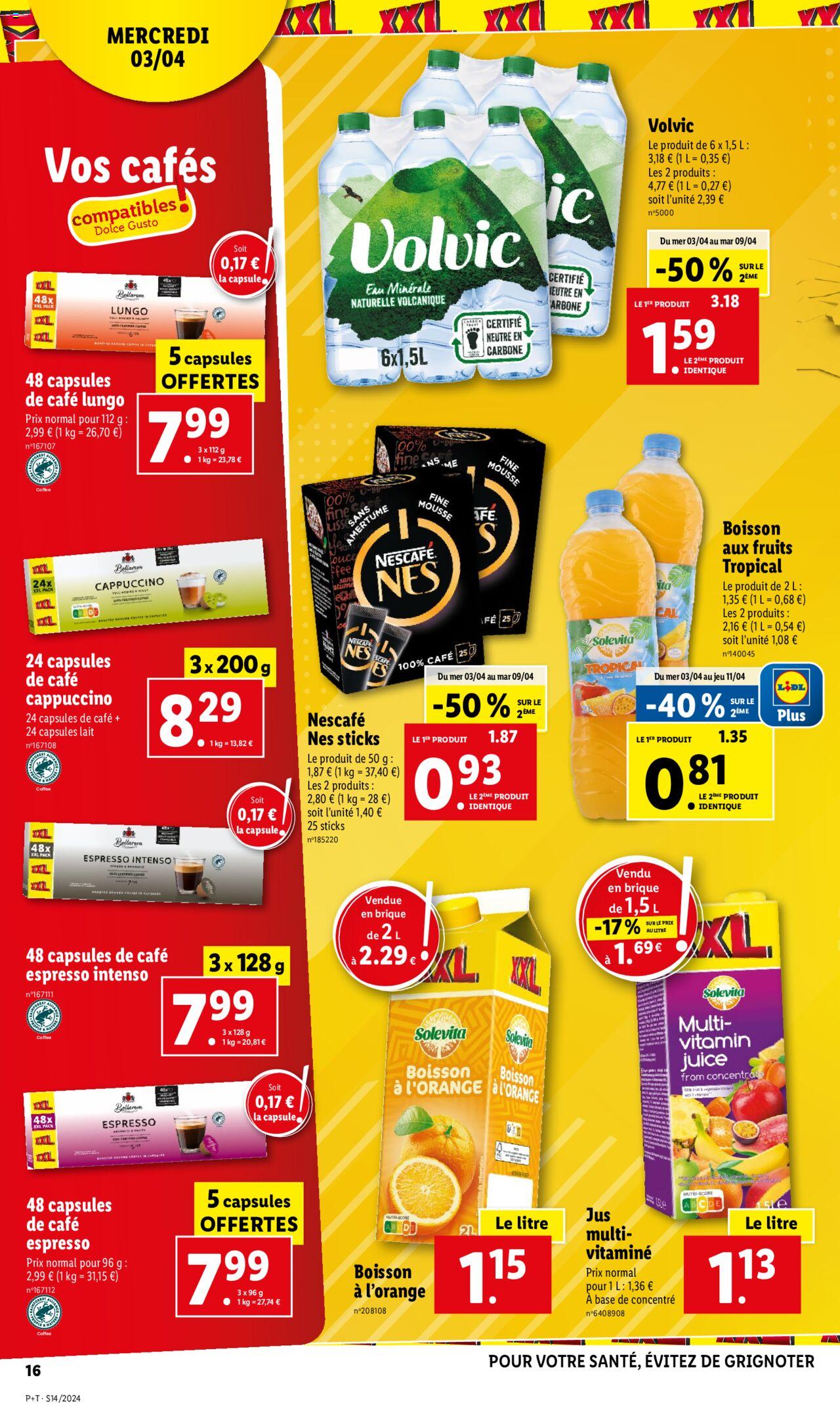 Catalogue Lidl 3 – 9 Avril 2024 Page 16