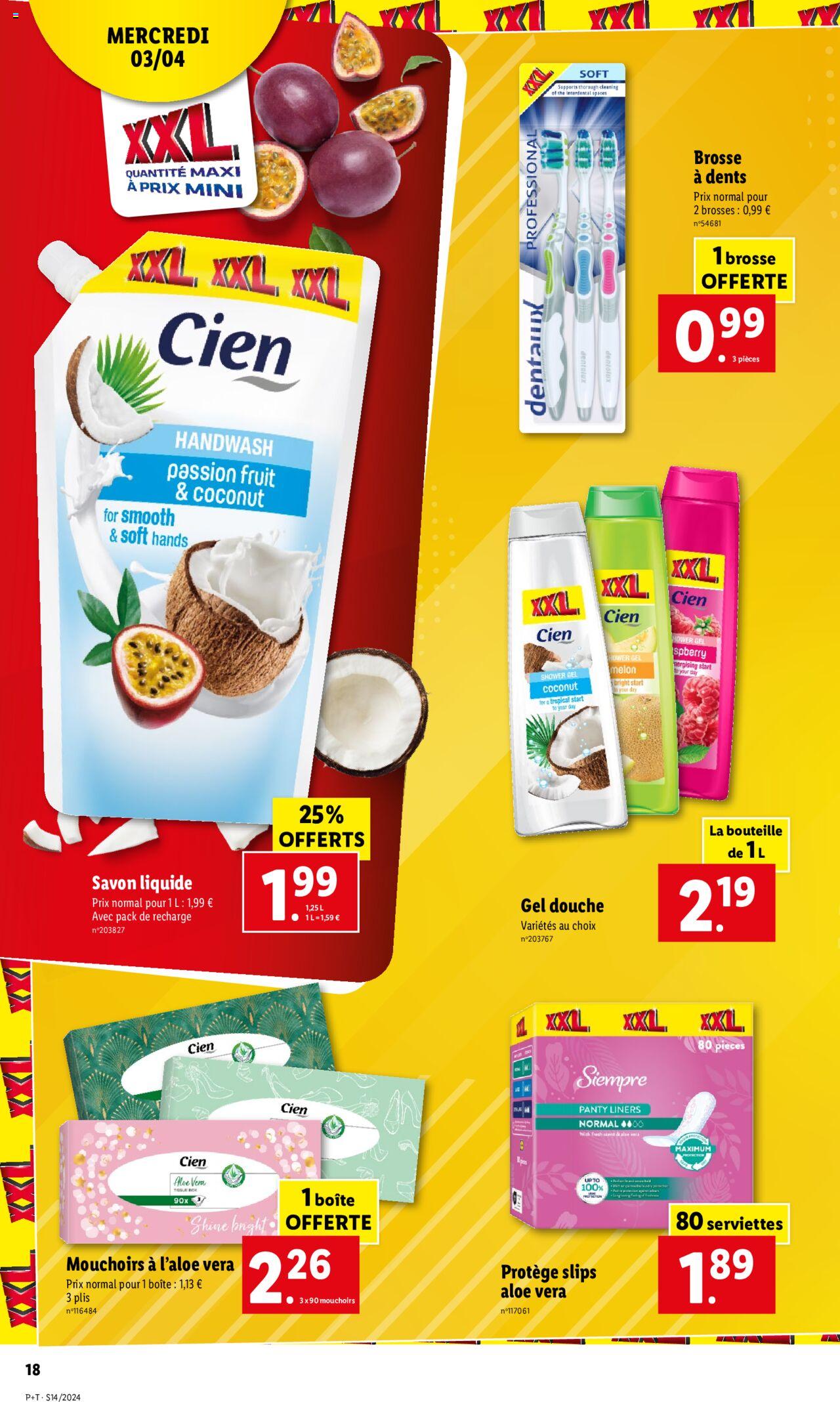 Catalogue Lidl 3 – 9 Avril 2024 Page 18
