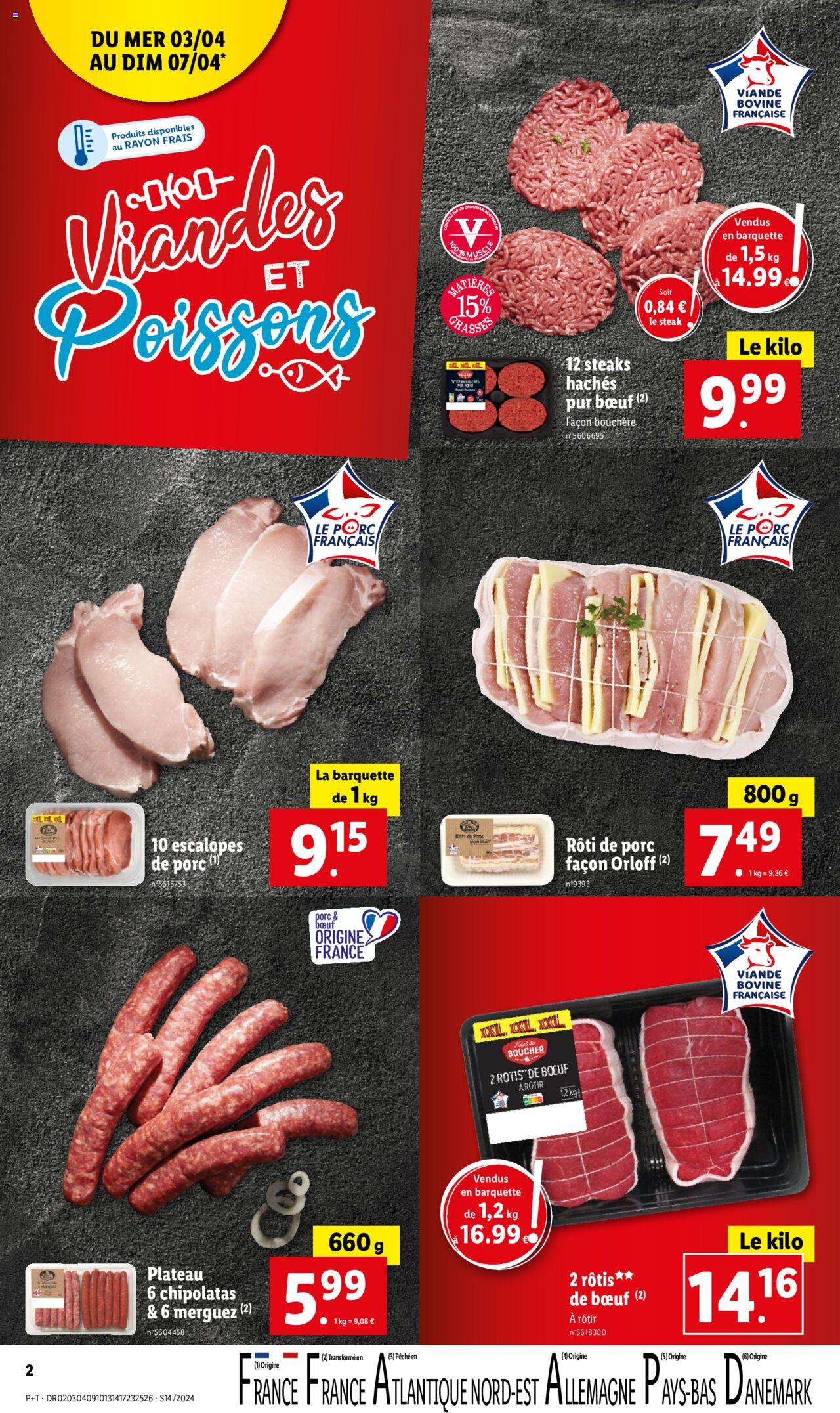 Catalogue Lidl 3 – 9 Avril 2024 Page 2